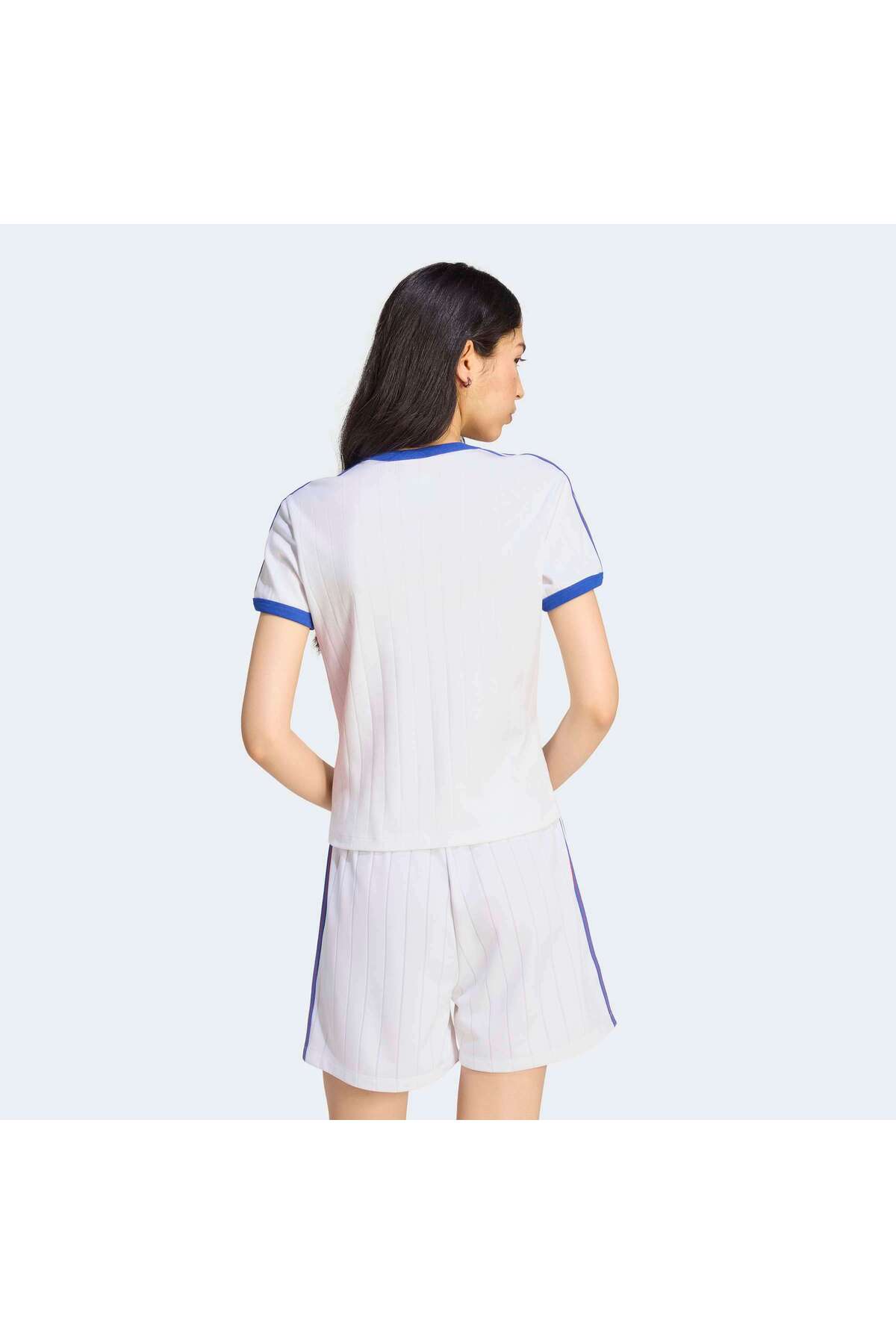 adidas Pstripe Ss Tee Kadın Spor T-shirt KS9995 görsel 2