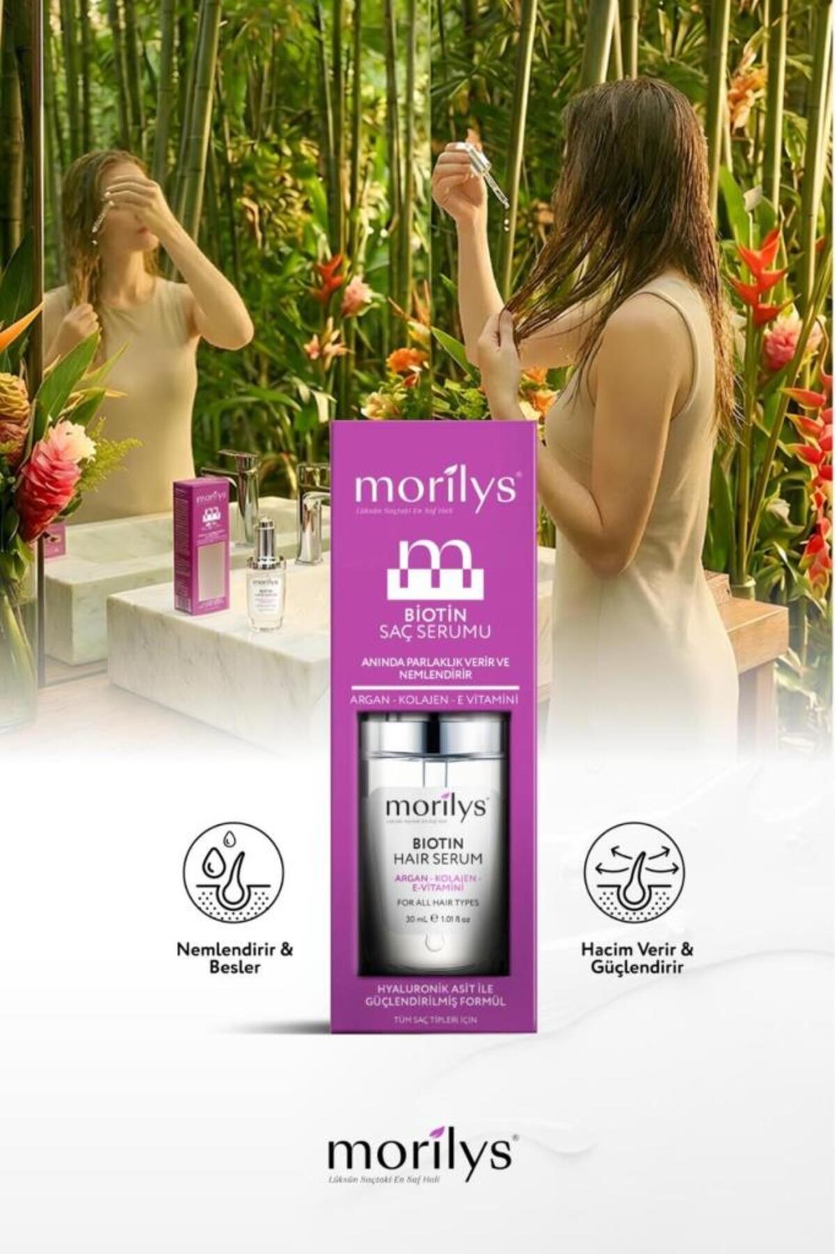 Biotin, Kolejen Saç Serumu Saç Dökülmesine Karşı &Argan İçerikli Saç Bakım Serumu 30 ML — 4 — تصویر 2 از 3