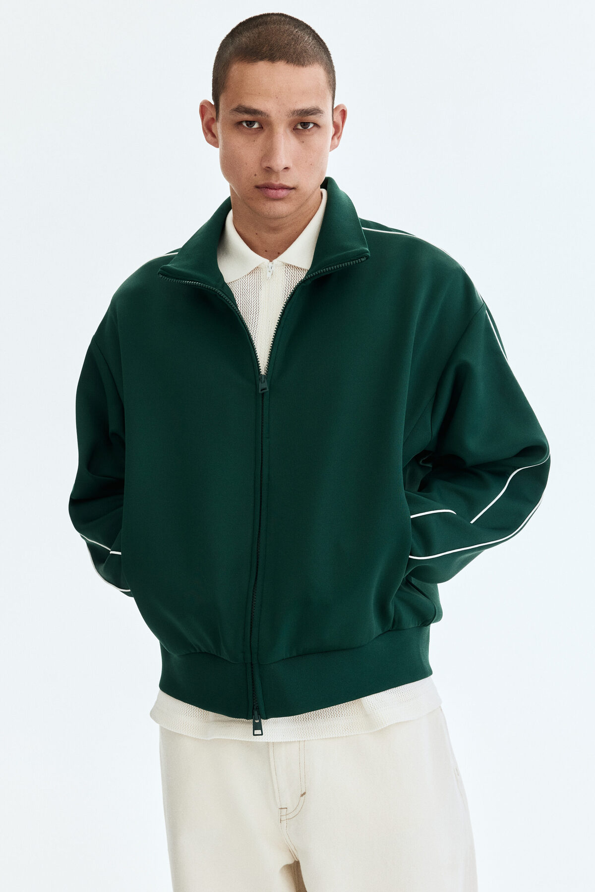 تاپ ریلکس فیت مخصوص غواصی اچ اند ام سویشرت H&M