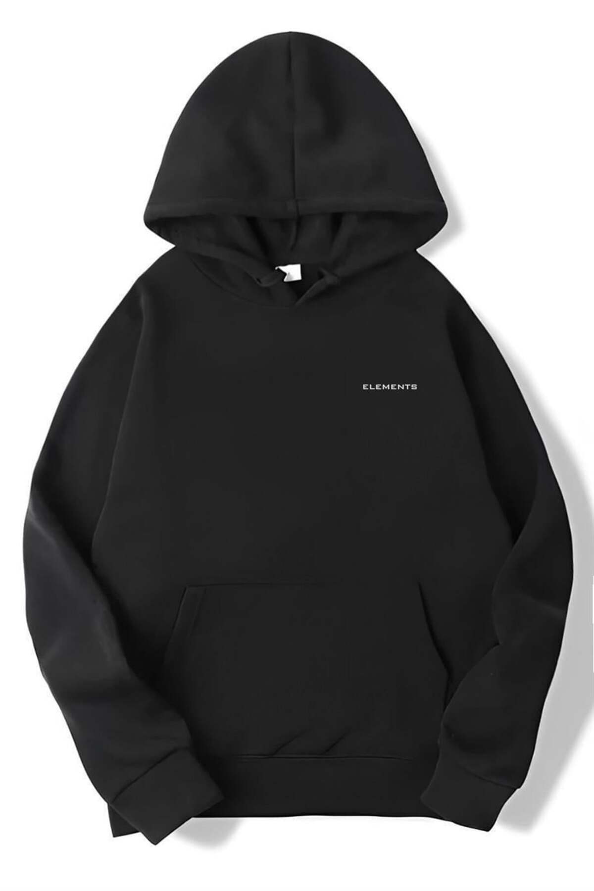 BRZ COLLECTION Unisex Oversize Respect Your Elders BMW Hoodie Siyah görsel 2
