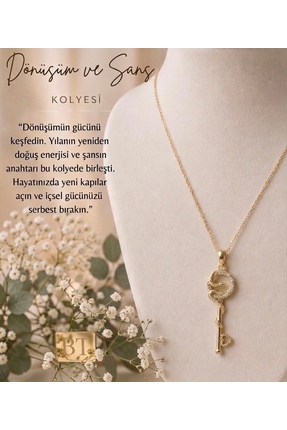 BEKLEMİN TAKILARI Xuping Vip Seri Yılan Sarılı Anahtar Figürlü Kararmaz Altın...