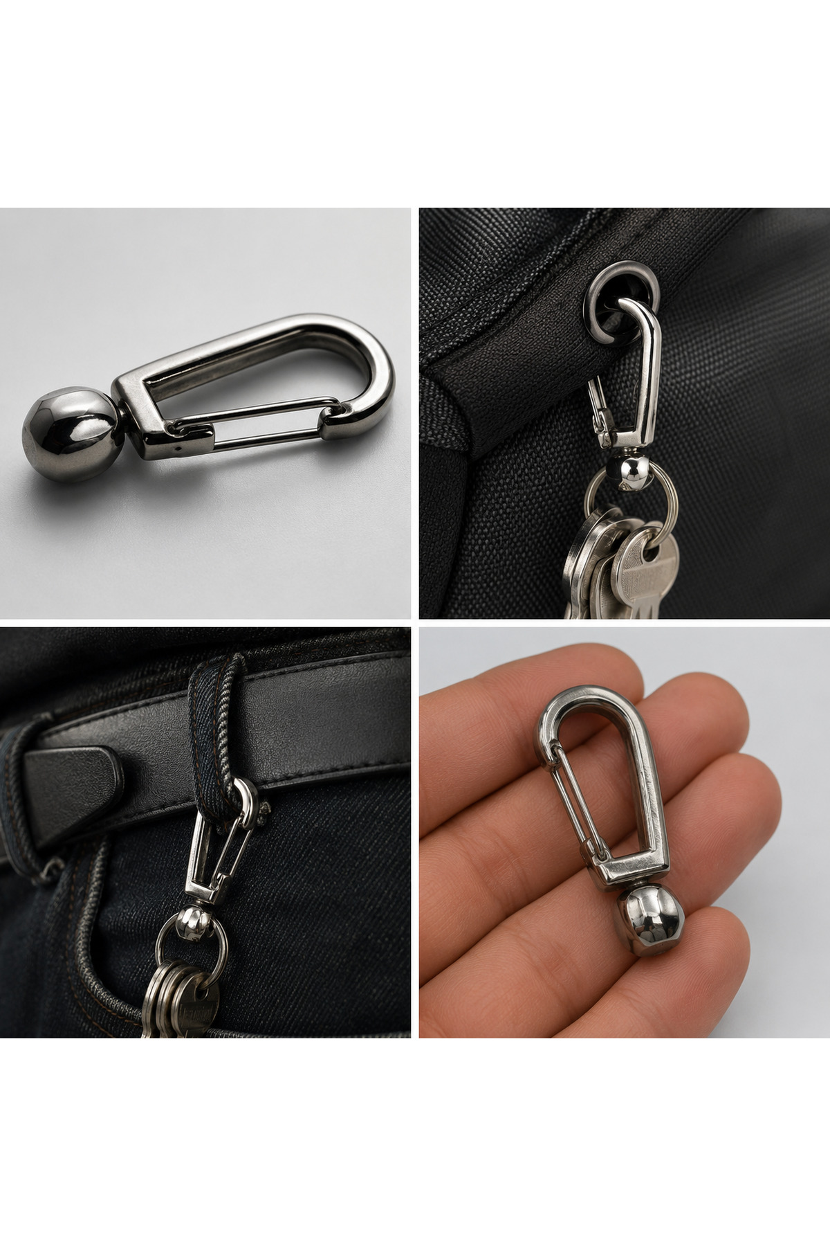 VİZYONAKSESUAR EDC ANAHTARLIK KANCASI- Premium Zamak Anahtarlık