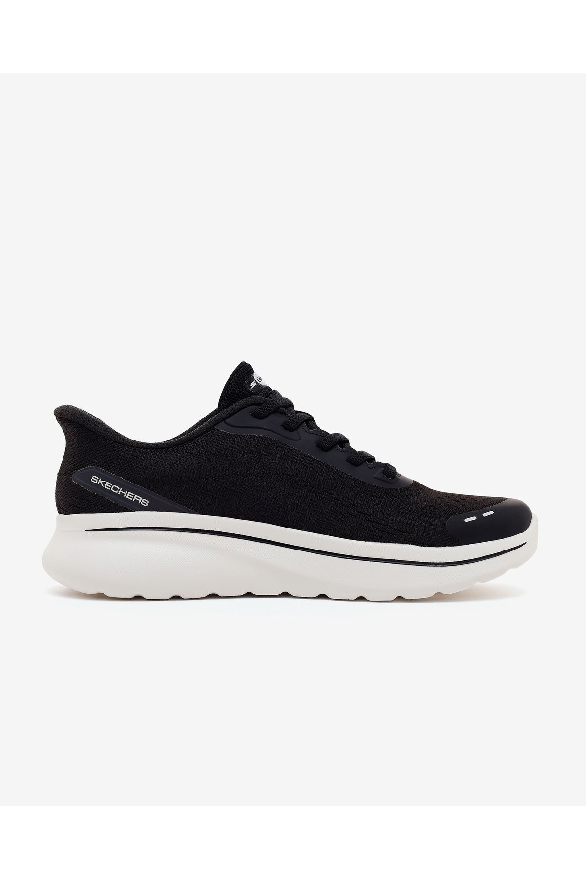 SKECHERS GO WALK ARCH FIT N-JOY Erkek Siyah Yürüyüş Ayakkabısı 217075TK BKW görsel 2