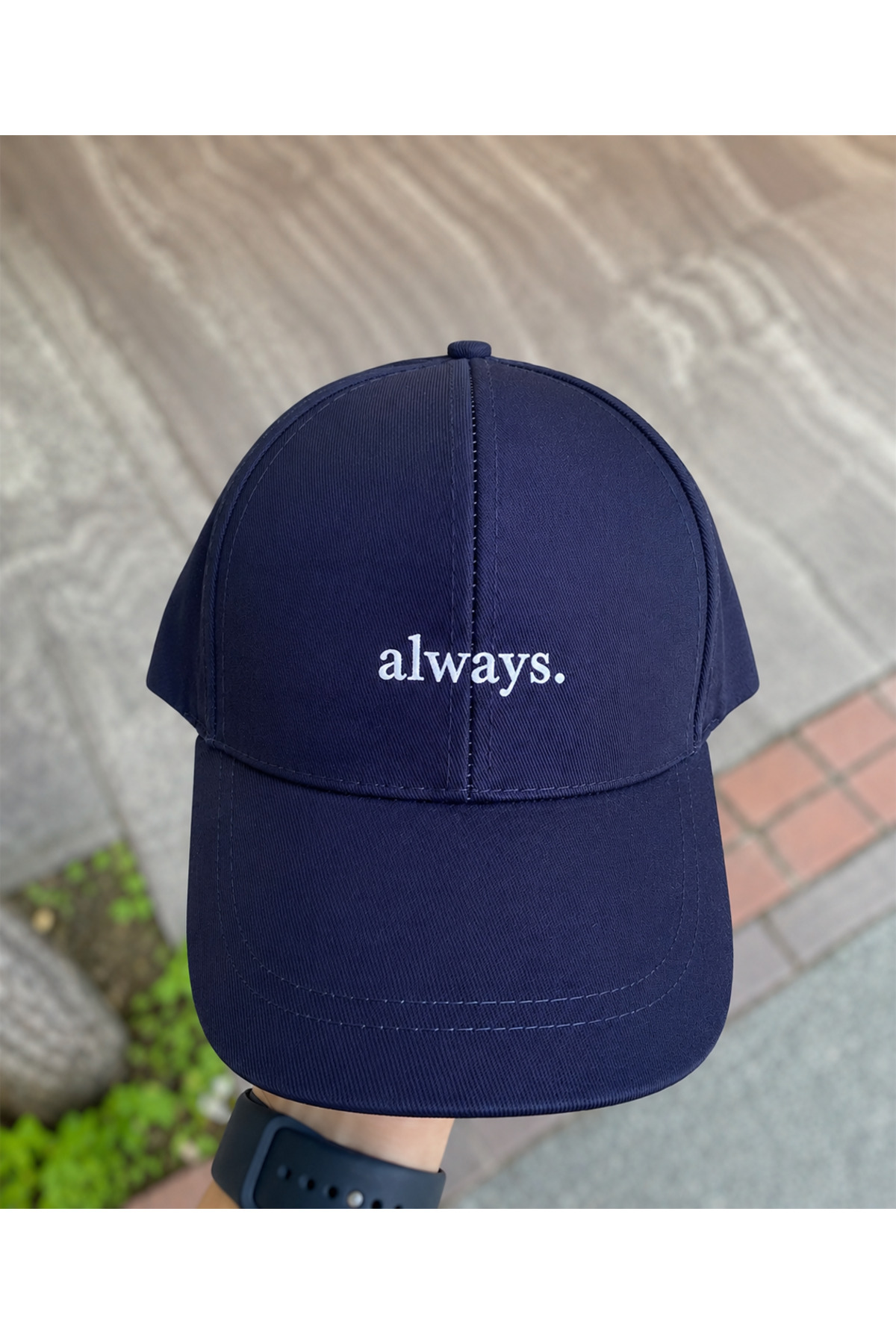 sf collection Unisex Always Yazı Baskılı Spor Şapka, Ayarlanabilir Pamuklu Cap Günlük Kombin Şapkası görsel 3