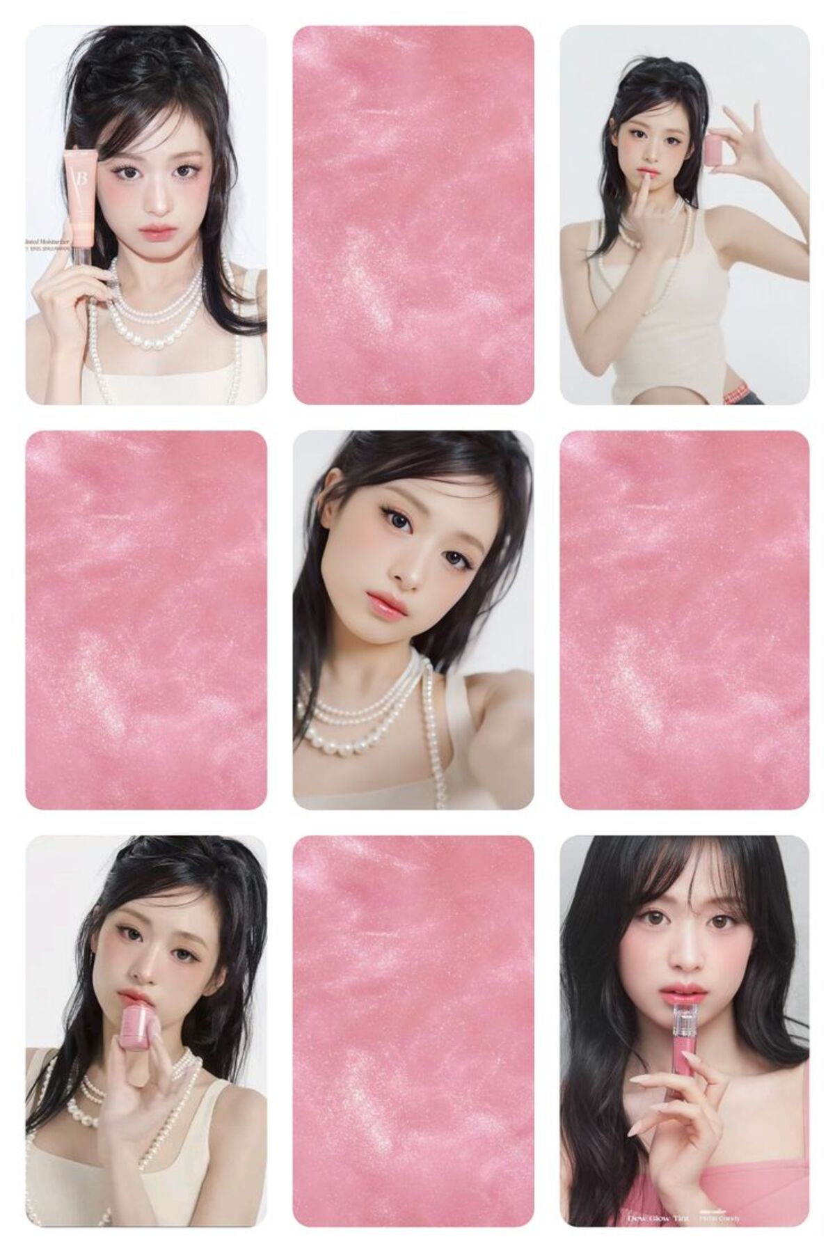 sevimliflower ahyeon babymonster 1 ADET FOTOKART PVC KAPLI 9*6 CM