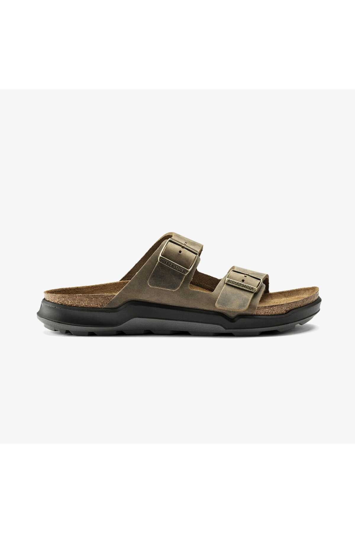 دمپایی قهوه‌ای مردانه آریزونا آرکتیک مدل اولد، جاست‌پ بیرکن استاک دمپایی Birkenstock