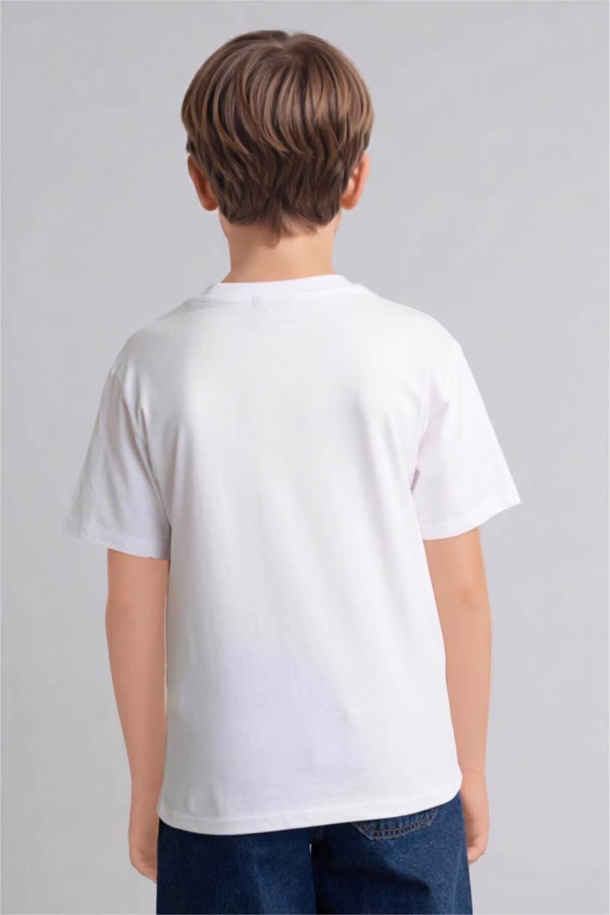 تیشرت ست پسرانه سوپر ۱ %۱۰۰ پنبه H7927A826HS