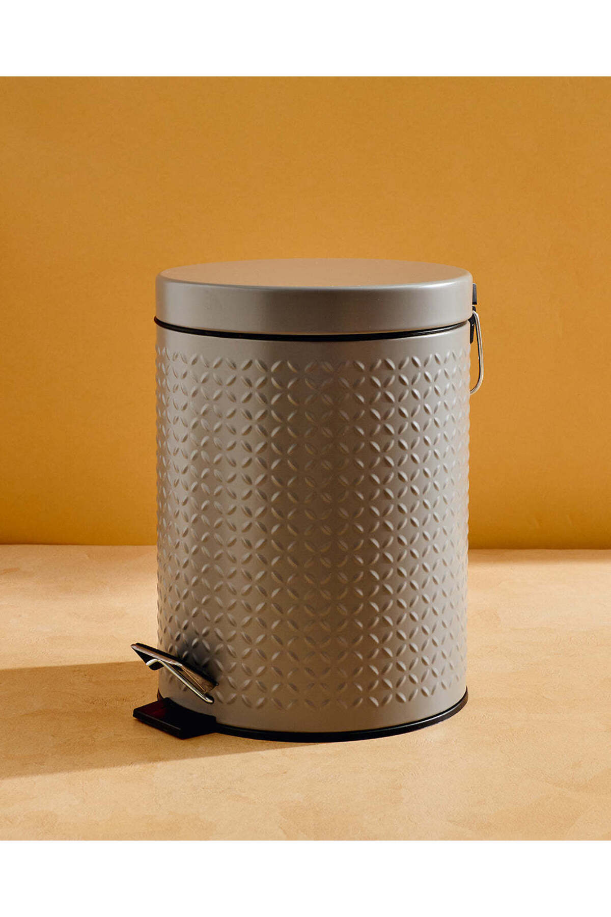 REDTAG Mid Grey Patterned 5L Pedal Bin