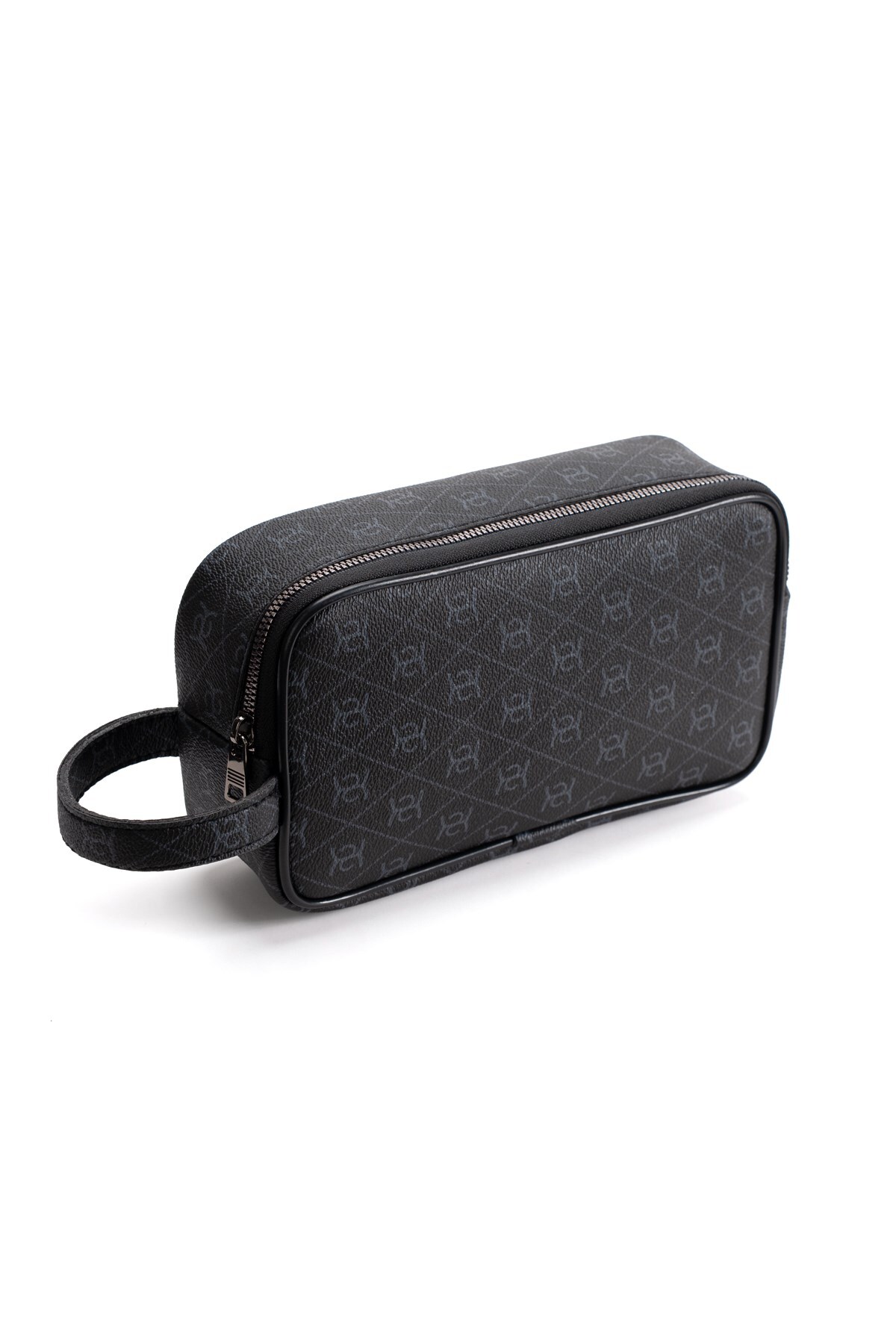 Newish Erkek Deri Portföy Clutch Traş Kozmetik Bakım ve Günlük El Çantası görsel 2
