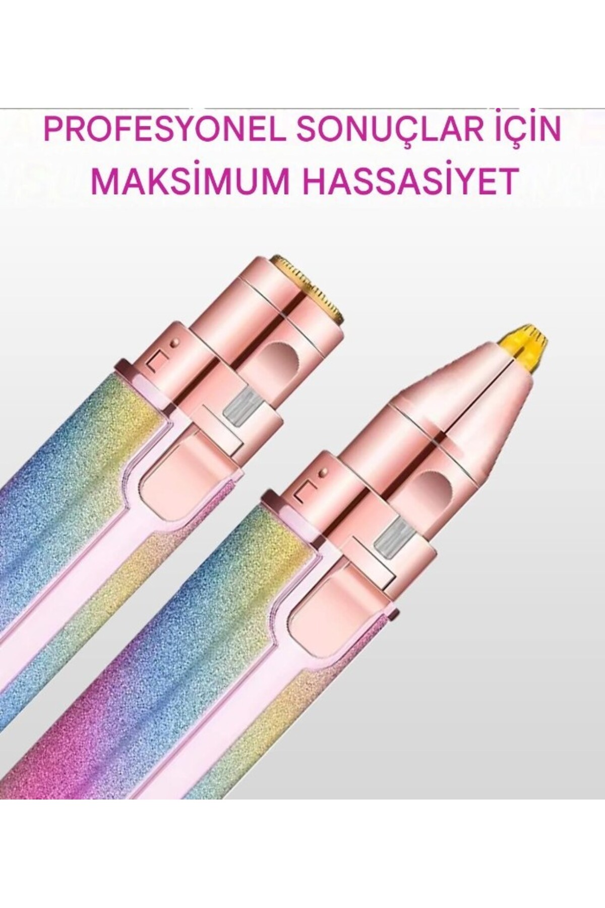 Yeni Hassas Cilt Yüz Epilatörü USB Şarj Edilebilir Hassas Taşınabilir Kalem Epilatör Unisex Vücut Tüylerini Sökücüyor, Yüz Tüyü, Kaş, Bıyık Çene Tıraş Makinesi Led Işıklı Elektrikli Tıraş Makinesi — 7ı6786 — تصویر 6 از 8