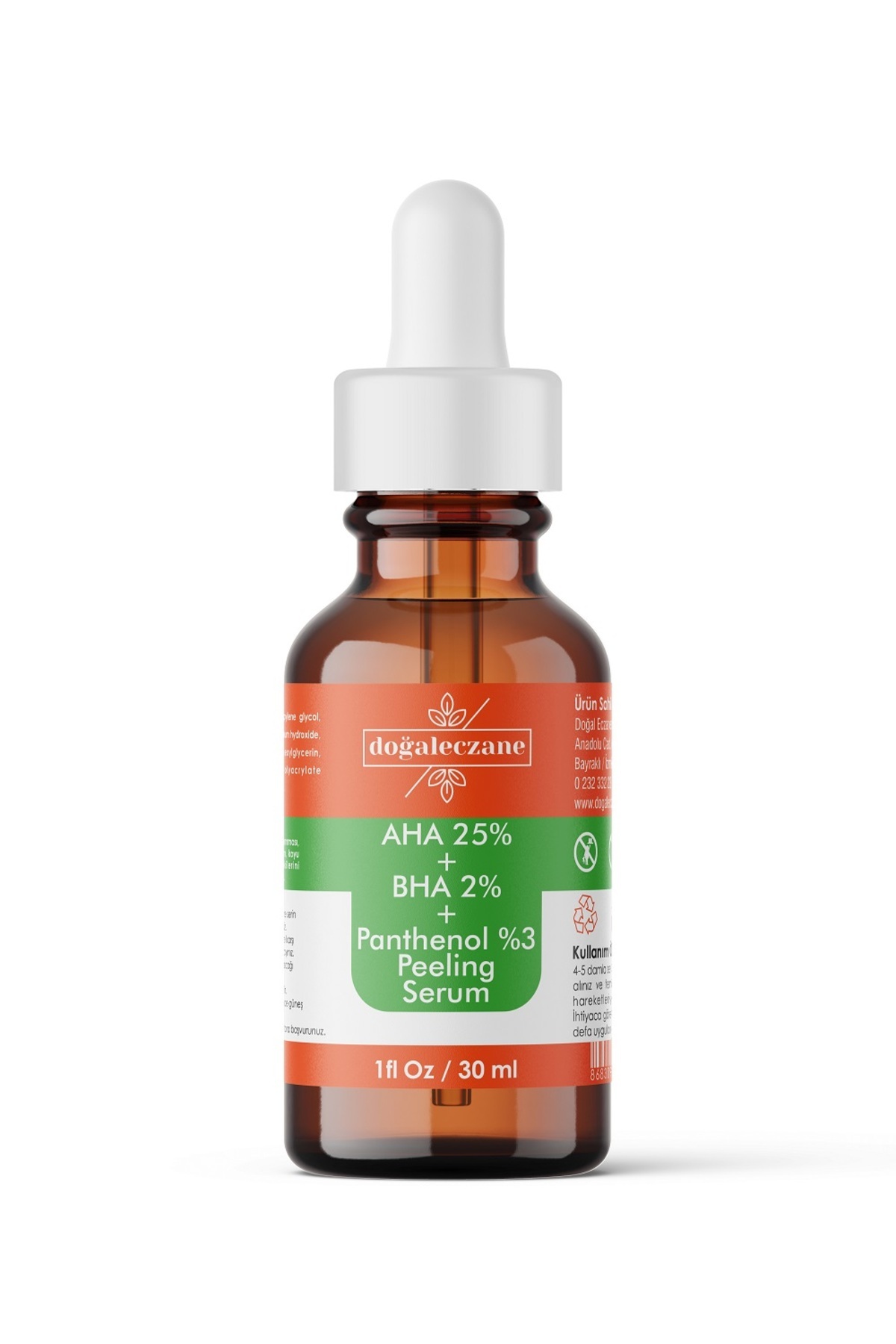 Siyah Nokta Karşıtı Aha %30 + Bha %2 + Panthenol %3 Peeling Cilt Serum 30 ml — DA93993 — تصویر 4 از 4