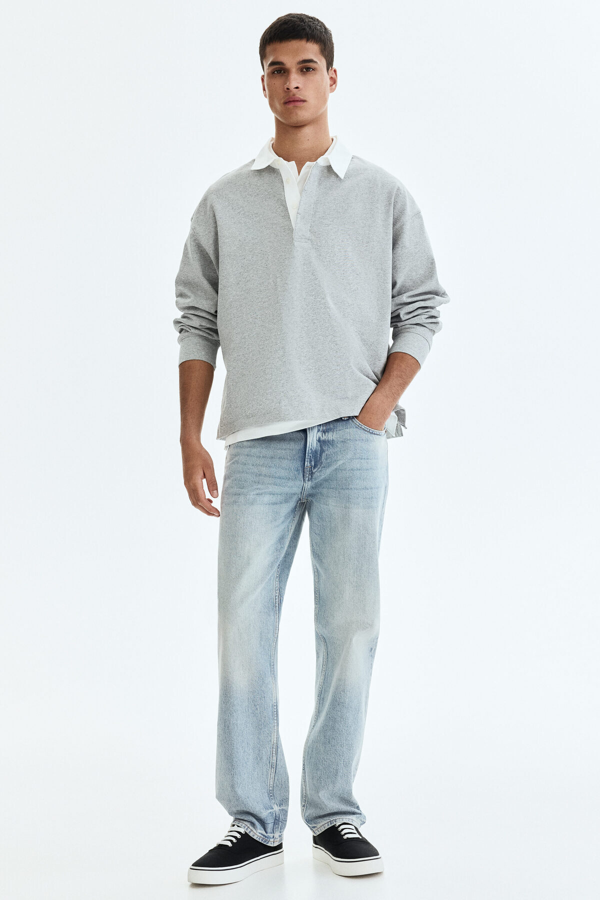 شلوار جین معمولی اچ اند ام شلوار جین H&M