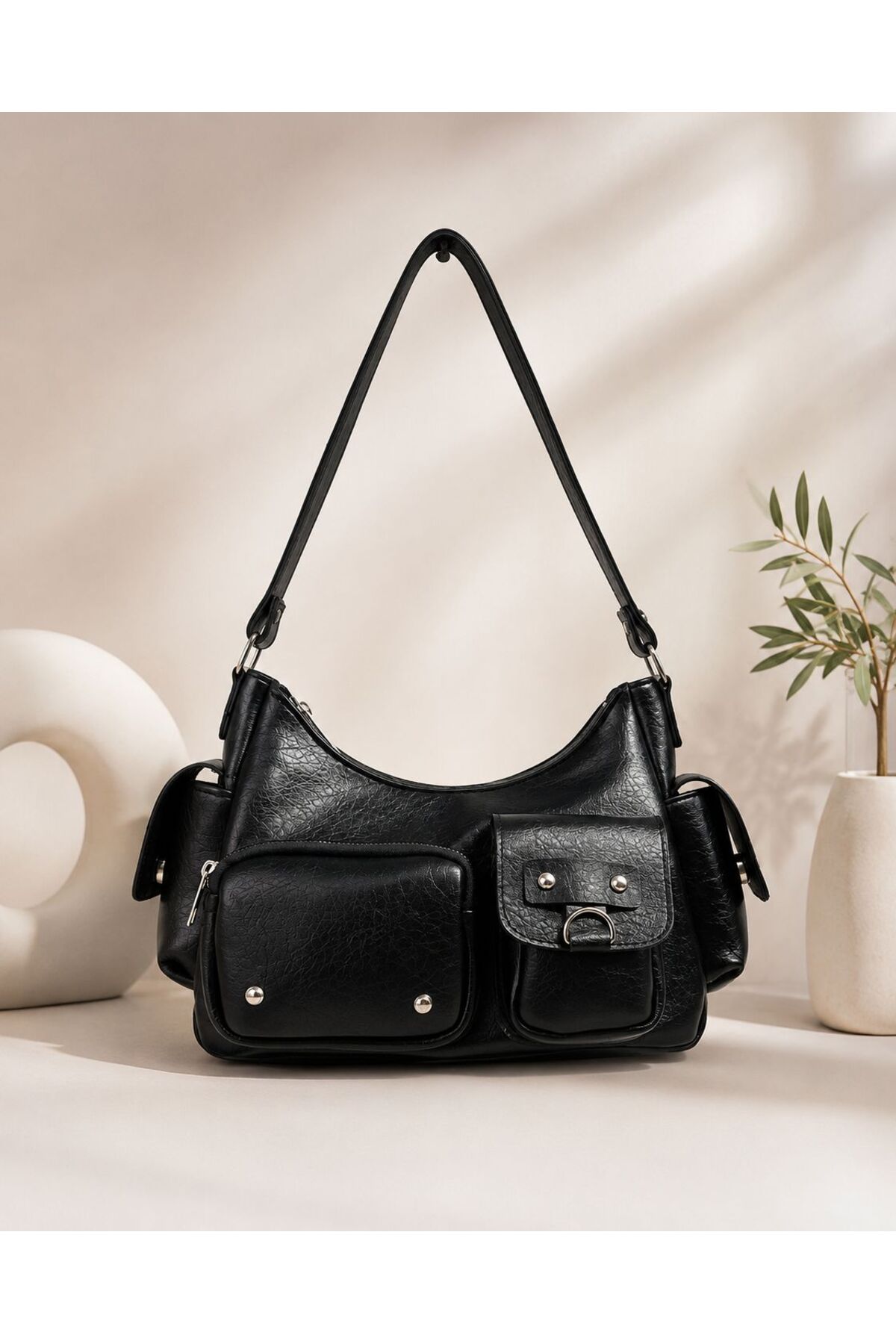 BLUEBAGS ÇOK CEPLİ OMUZ ÇANTASI görsel 2