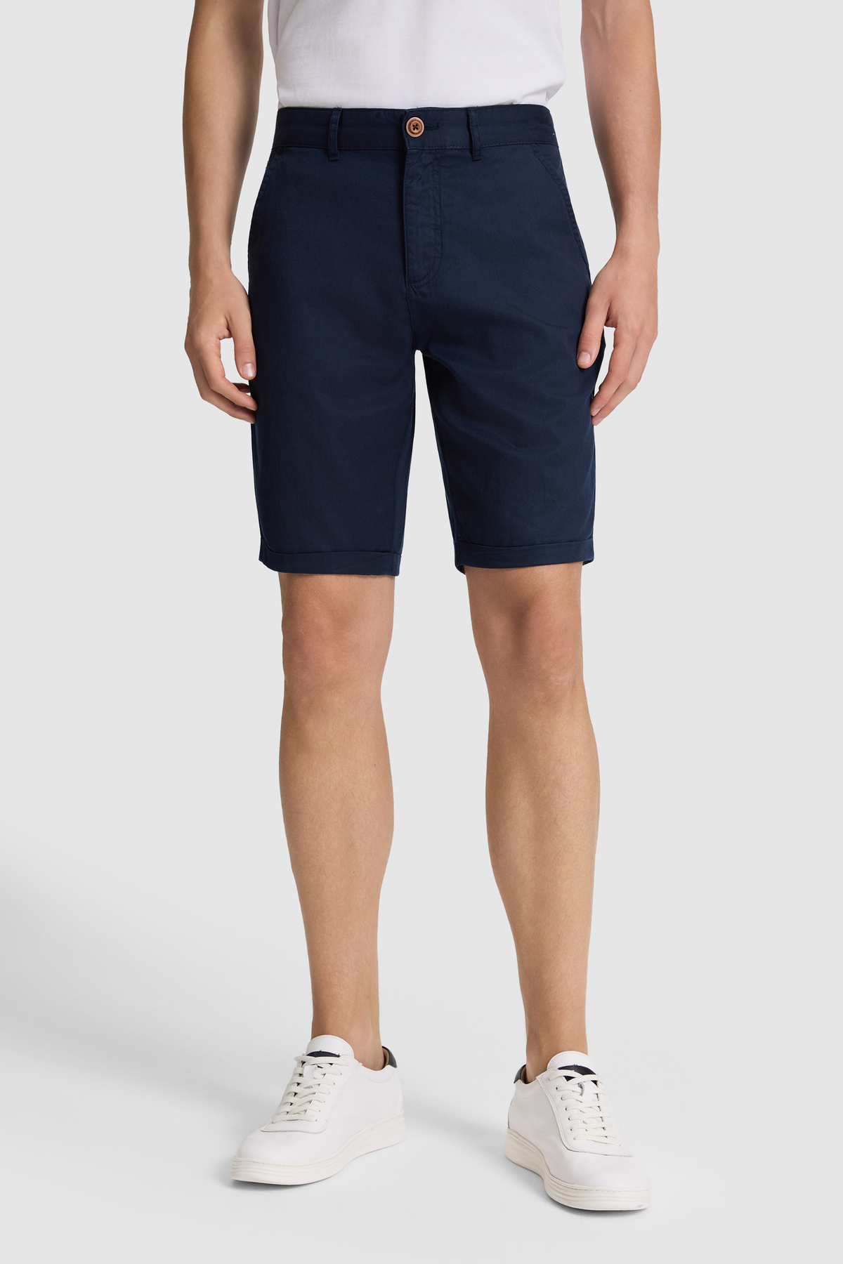 U.S. Polo Assn. Erkek Lacivert Dokuma Şort 50326129-VR033 görsel 2