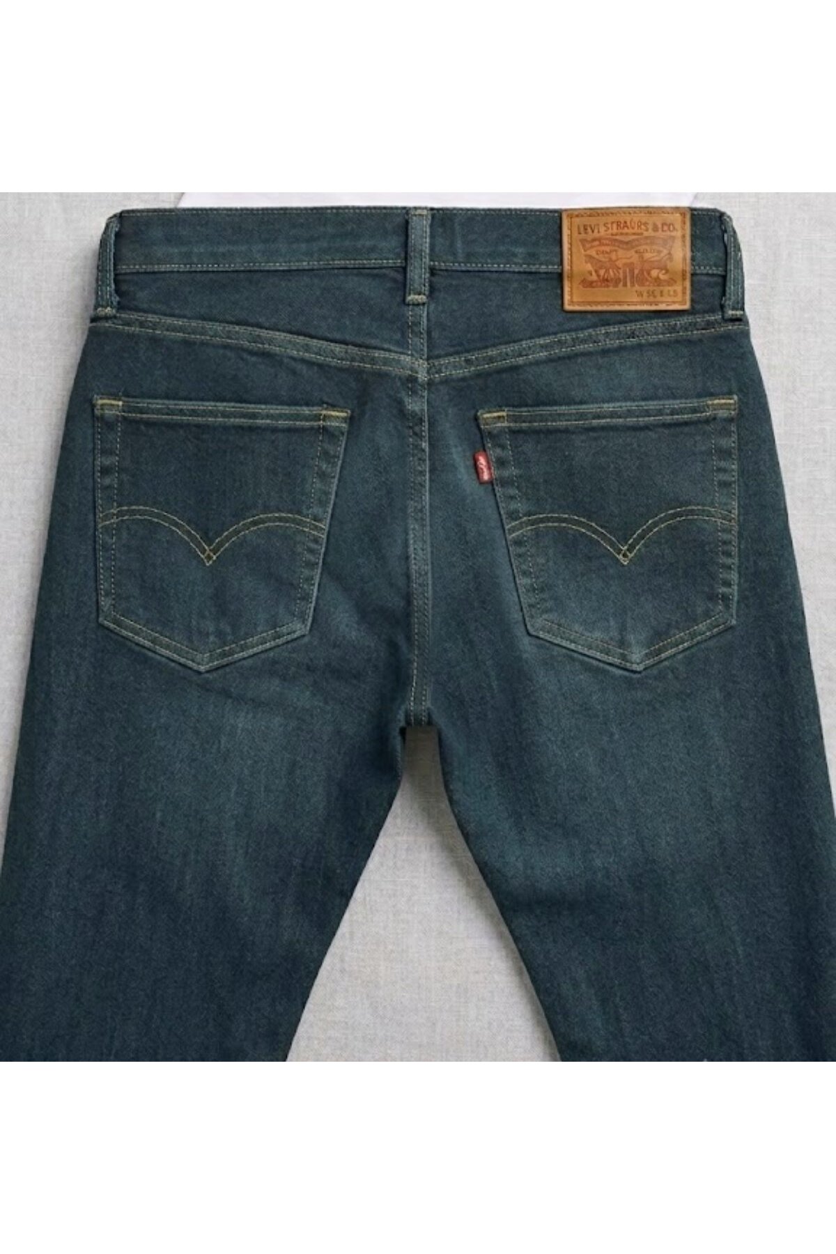 شلوار جین پارچه کشی لیکرا مدل Taper Biologia Adv Lse_502 -0000 لیوایز شلوار جین Levi's