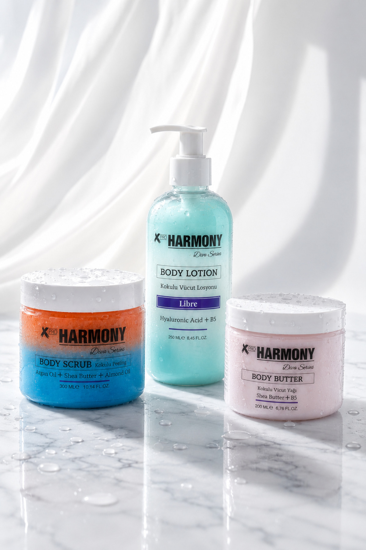 L-i-b-r-e Ritüeli 3’lü Vücut Bakım Seti 750 ml | Body Scrub + Body Lotion + Body Butter — PH-VRS-LIB-750 — تصویر 7 از 7