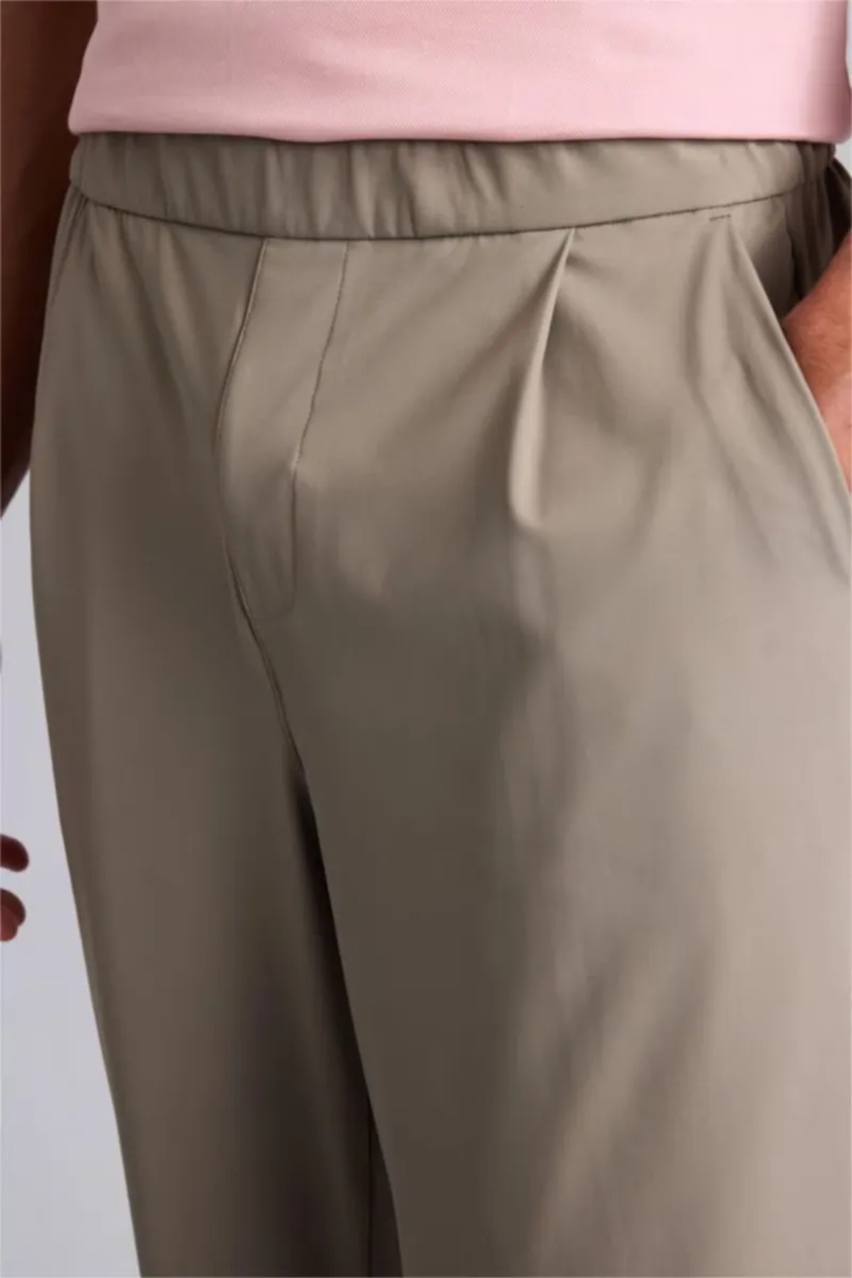 Relax Fit Straight Leg شلوار خاکی H0470AX26SM — خاکی — تصویر 5 از 6