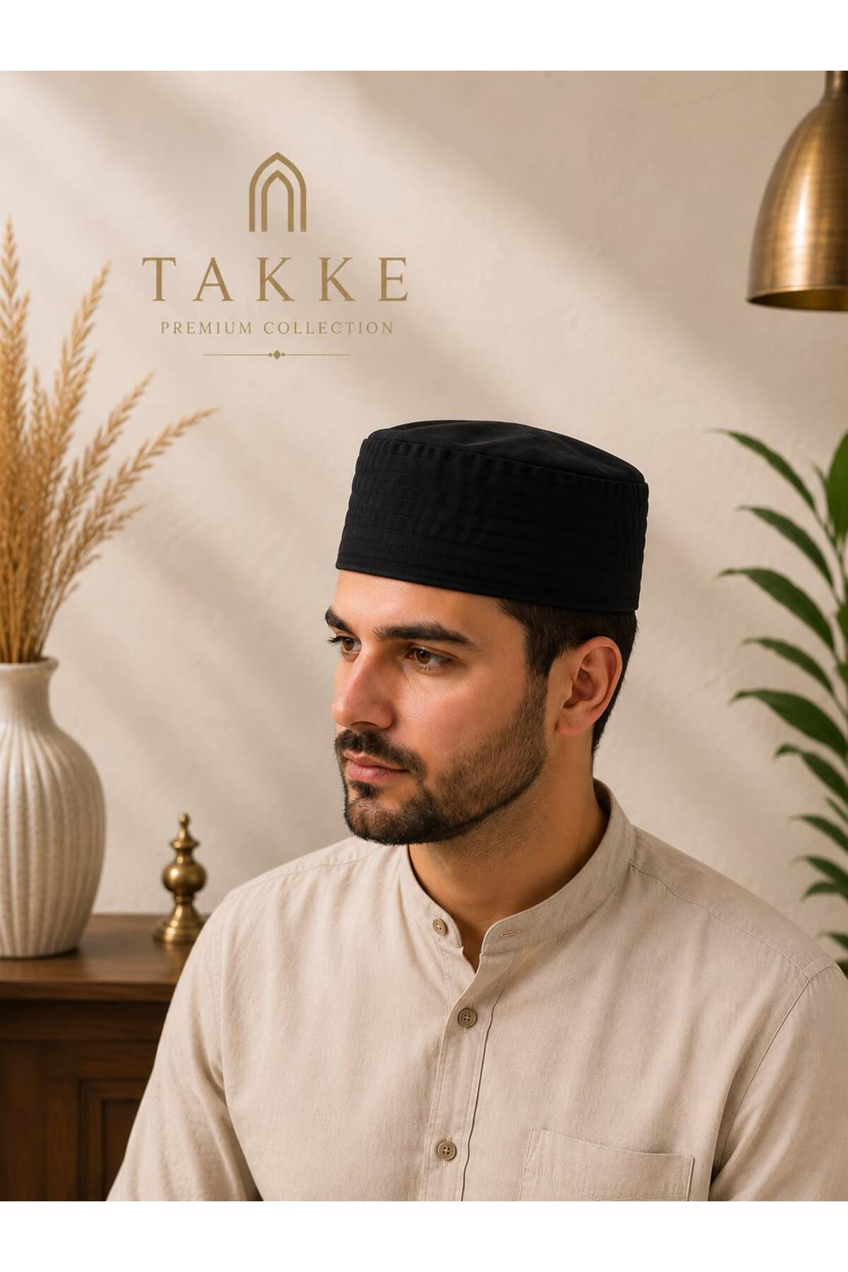 Takke Menzil Kumaş Erkek İbadet ve Günlük Kullanım İçin Premium görsel 2