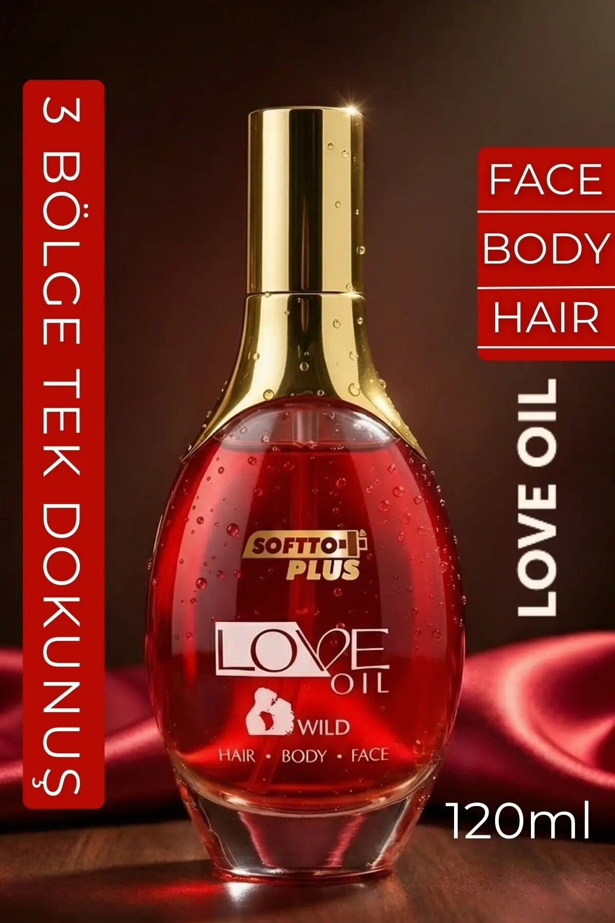 روغن مراقبت از مو و پوست Love Oil 120 میلی‌لیتر - روغن مراقبت طبیعی مغذی و مرطوب‌کننده قوی - MS103265966566