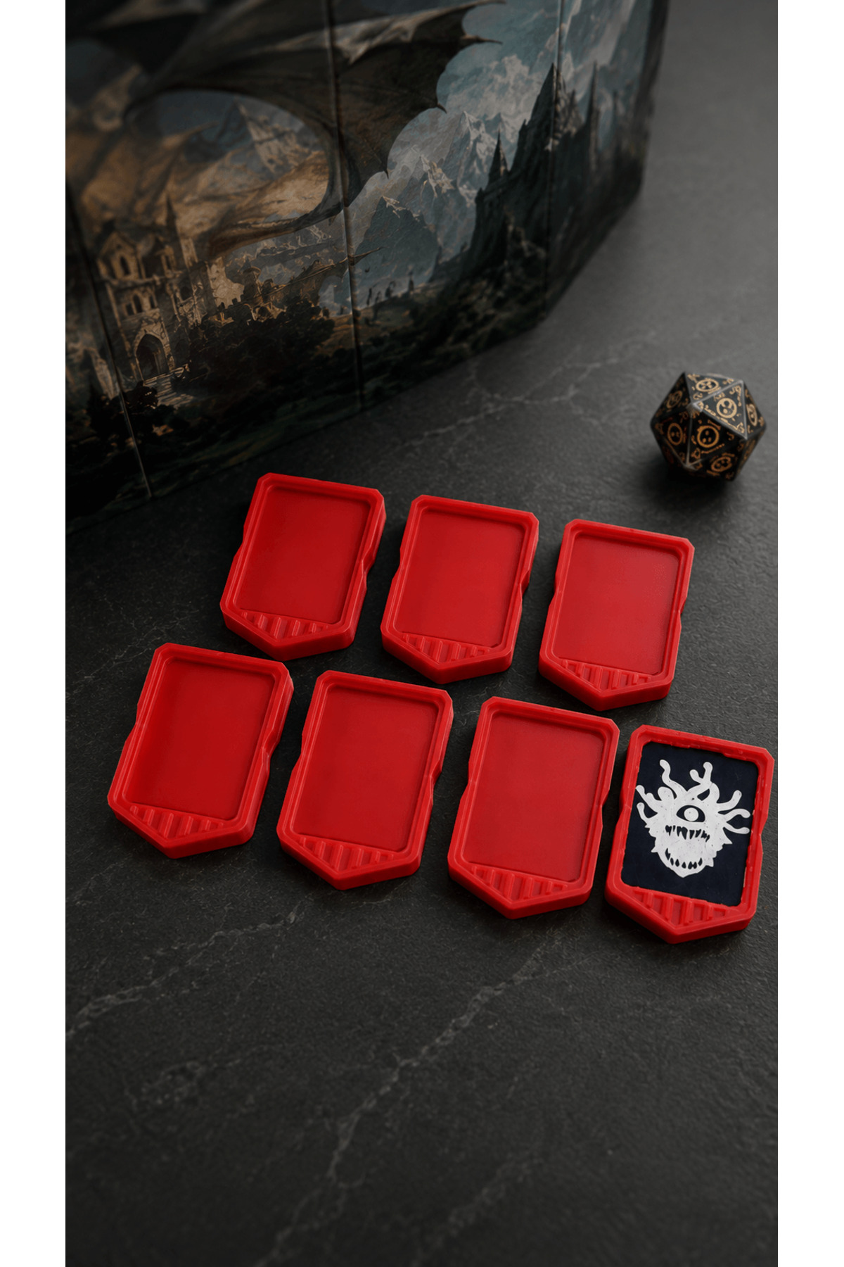 Major Hobi DnD TTRPG Initiative Tracker 6lı Set – Tur Sırası Takip