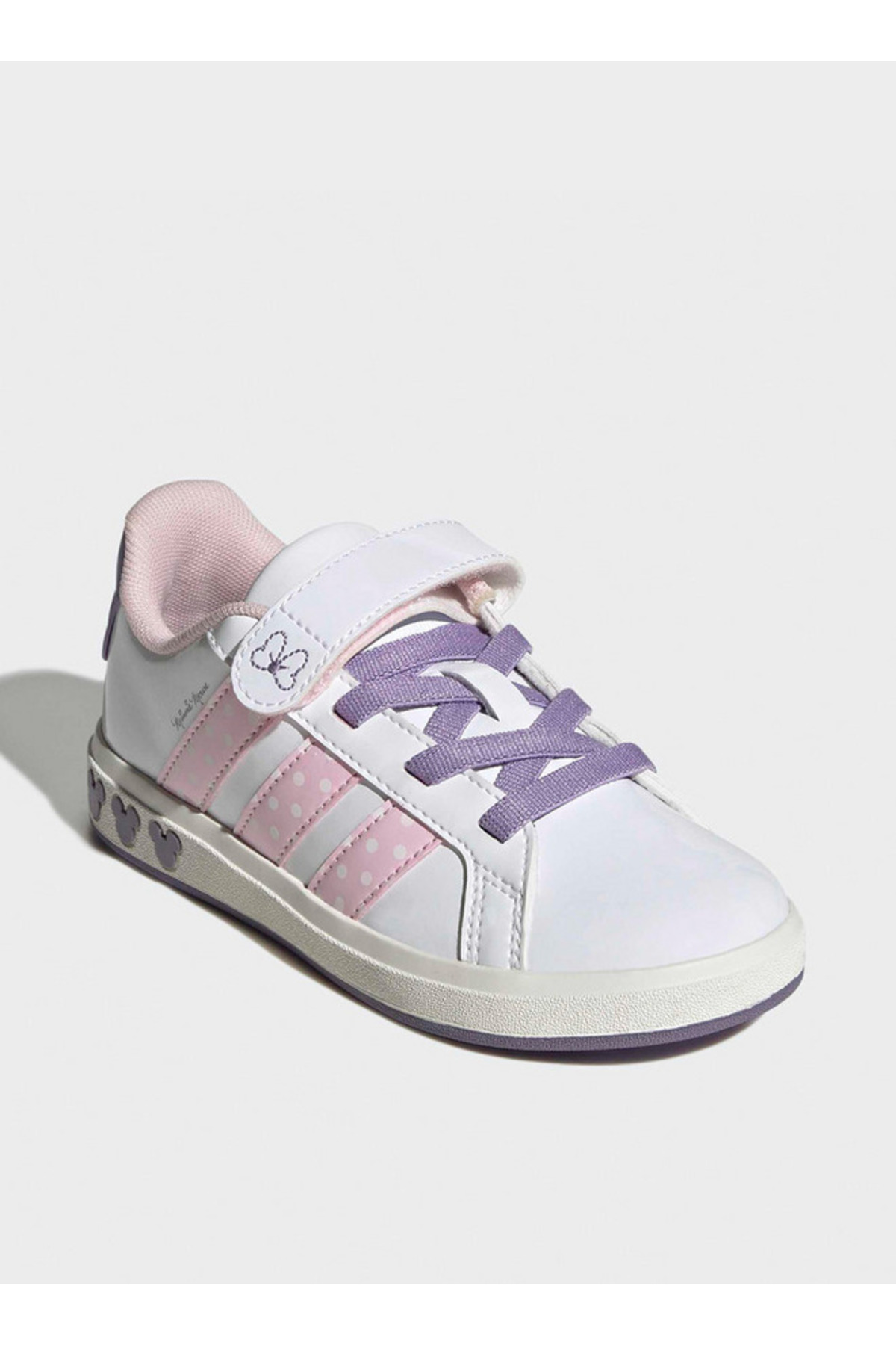 adidas Girls Grand Court Minnie EL Hook & Loop Sneakers