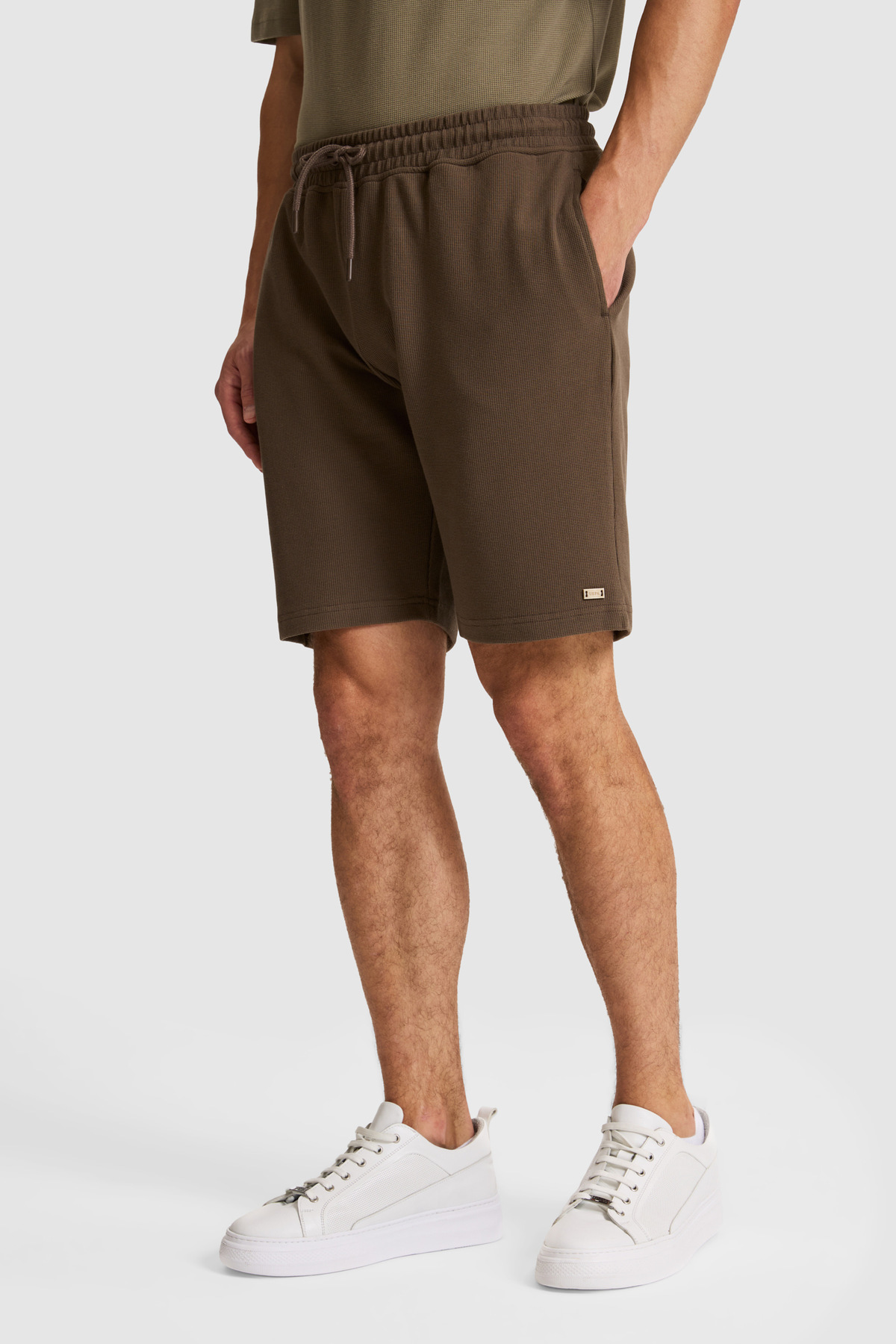 U.S. Polo Assn. Erkek Kahverengi Örme Şort 50327179-VR029 görsel 4