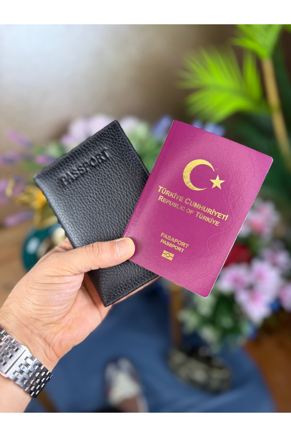 LORİS POLO "Genuine Leather Passport Cover", "Passport Wallet", "Travel Wallet" Zeyna