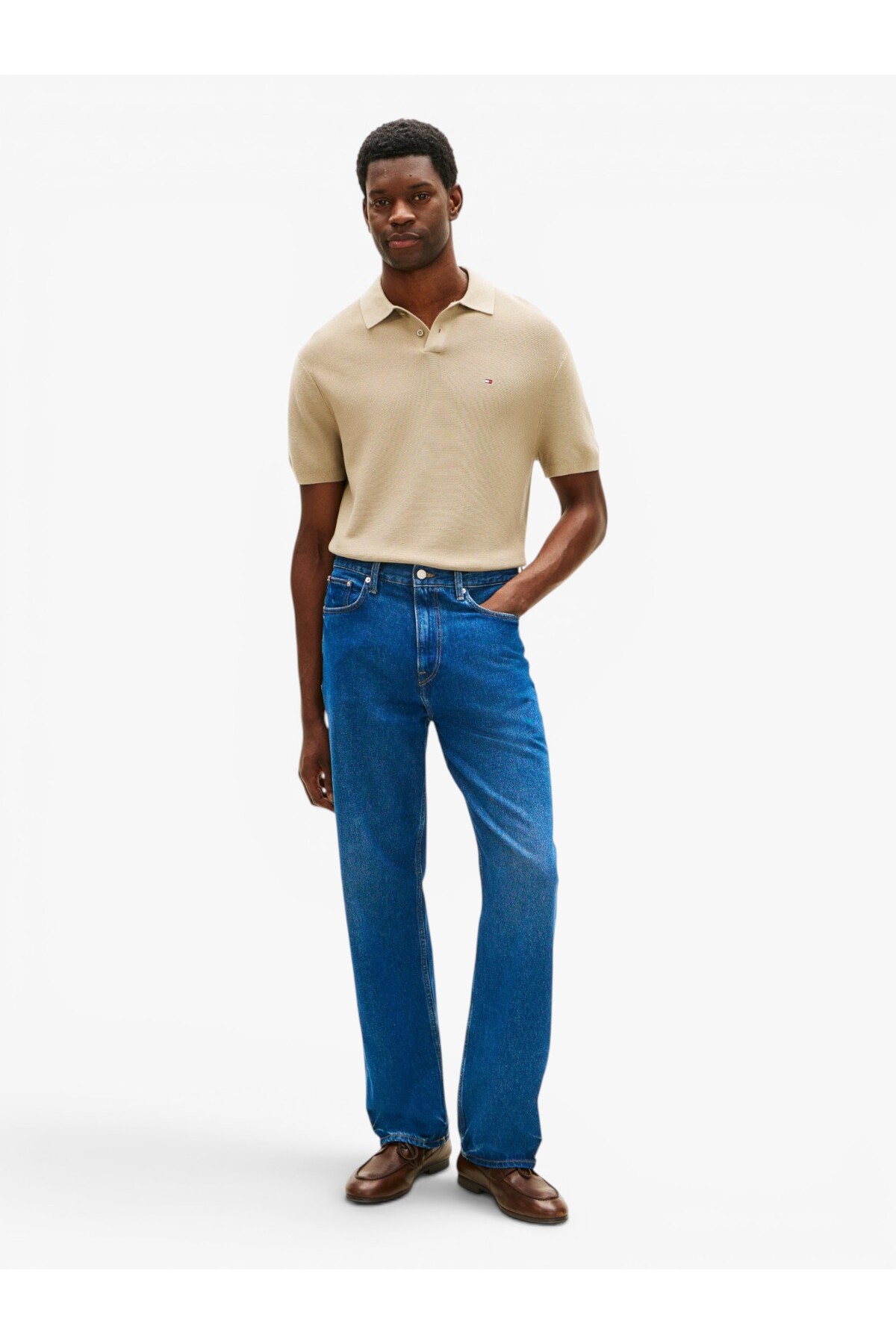 پولوشرت مردانه یقه پلو | تامی هیلفیگر Tommy Hilfiger MW0MW42795 VN - تصویر 4