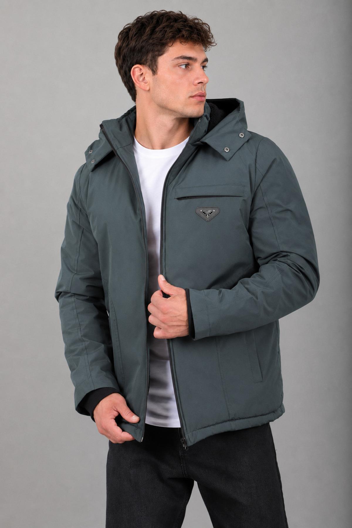 İçi Kürklü Spor Likralı Mont/Kaban PLDP3016_50509-1 — رنگارنگ
