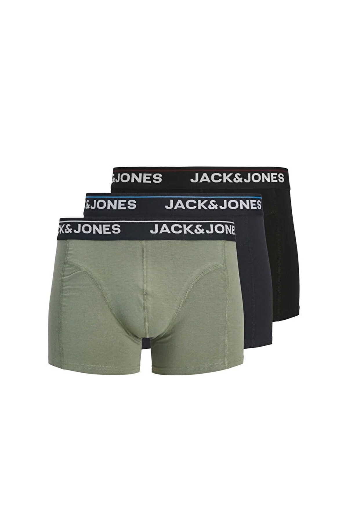 شورت بوکسور مردانه جکتیموتی بسته ۳ عددی جک اند جونز باکسر اسپرت Jack & Jones