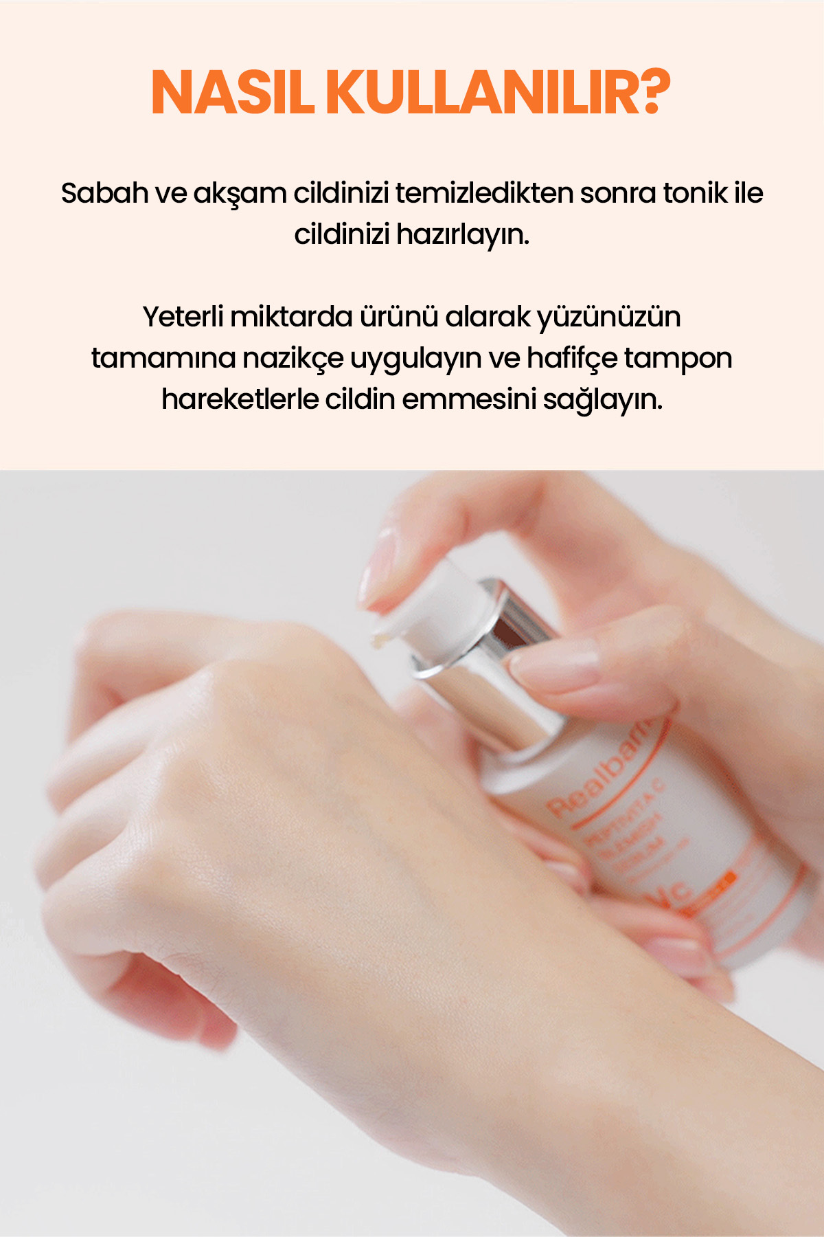 Leke Karşıtı Sıkı Görünüm Sunan Aydınlatıcı C Vitamini Serumu REALBARRIER Peptivita C Blemish Serum — 9785 — تصویر 8 از 9