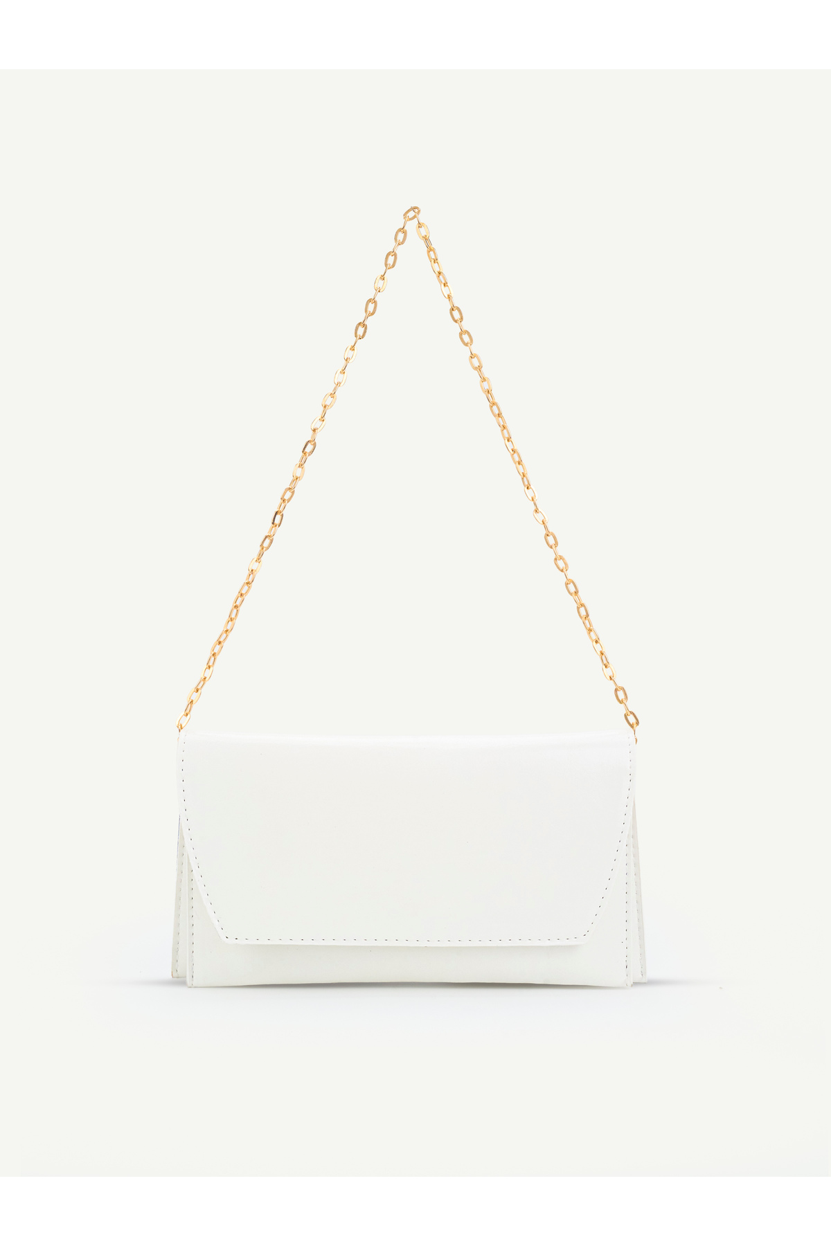 Nudia Sisi Zincir Askılı Mıknatıs Detaylı Zincir Askılı Kapaklı Kadın El ve Omuz Çantası, Şık Portföy Clutch görsel 4