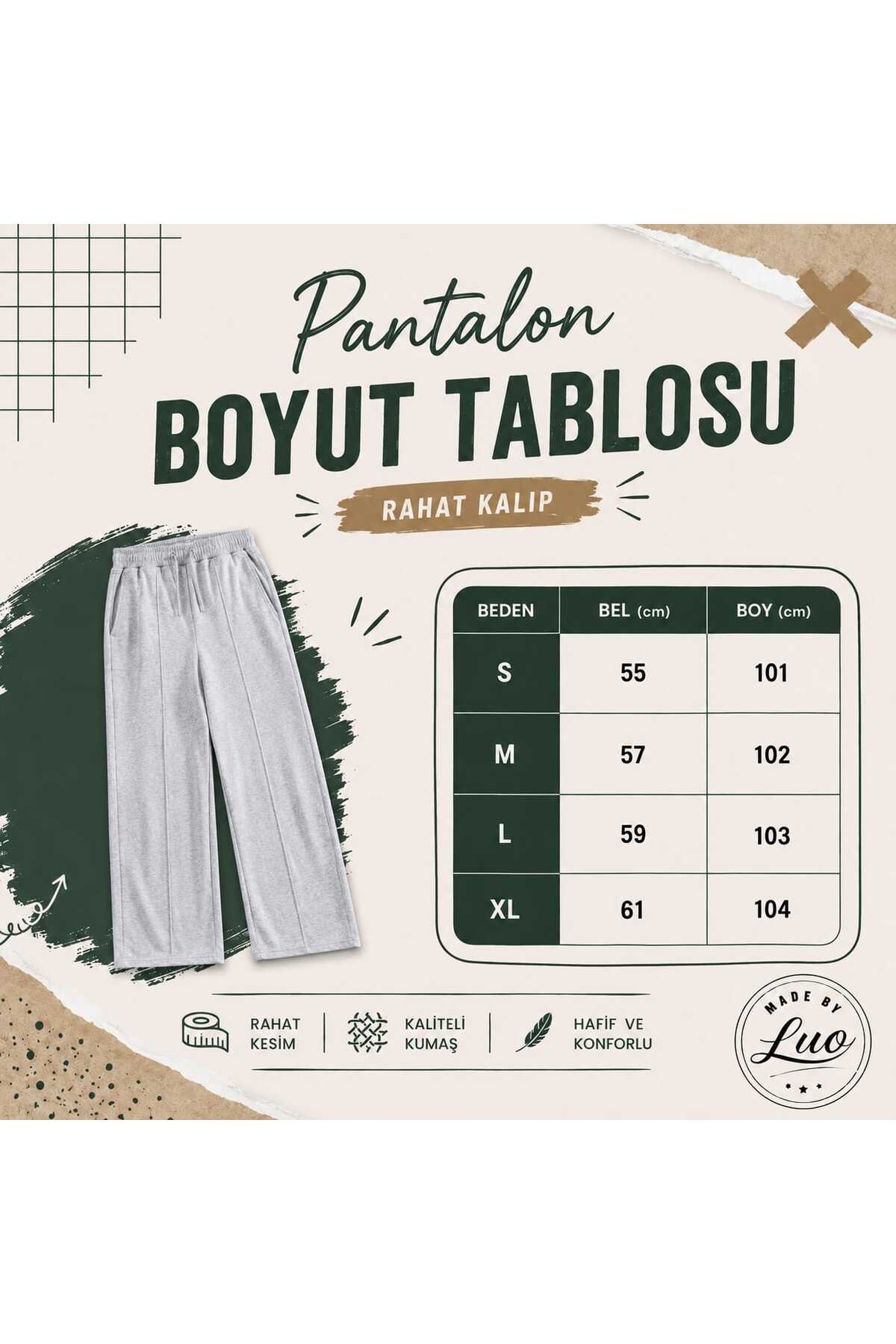TUWAN sport Erkek Paça Lastikli Jogger Eşofman Altı görsel 8