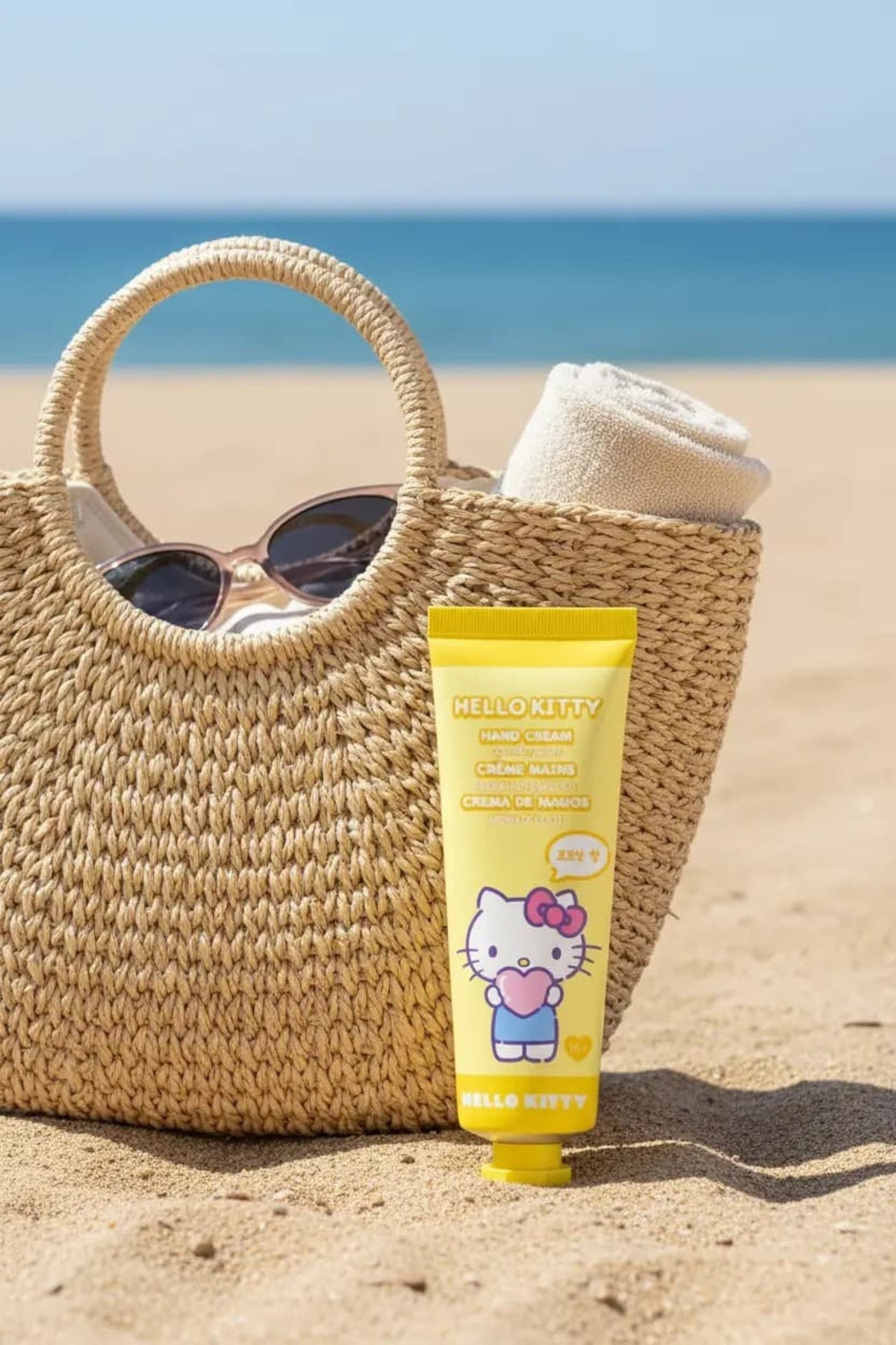 SANRIO Lisanslı Hello Kitty Hindistan Cevizi Kokulu El Kremi – Taşınabilir Günlük El Bakımı — 2021696310103