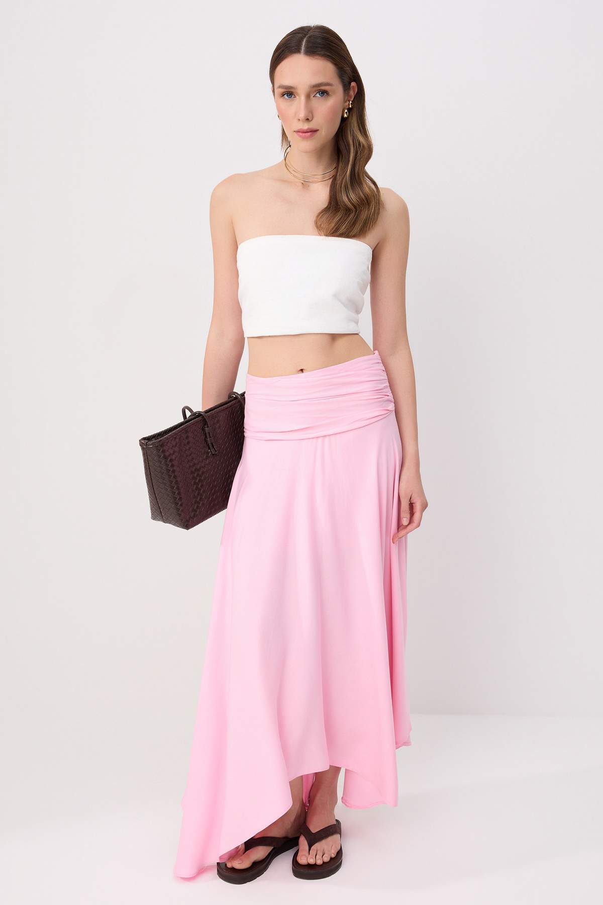 Trendyolmilla Pembe Etek TWOSS26ET00242
