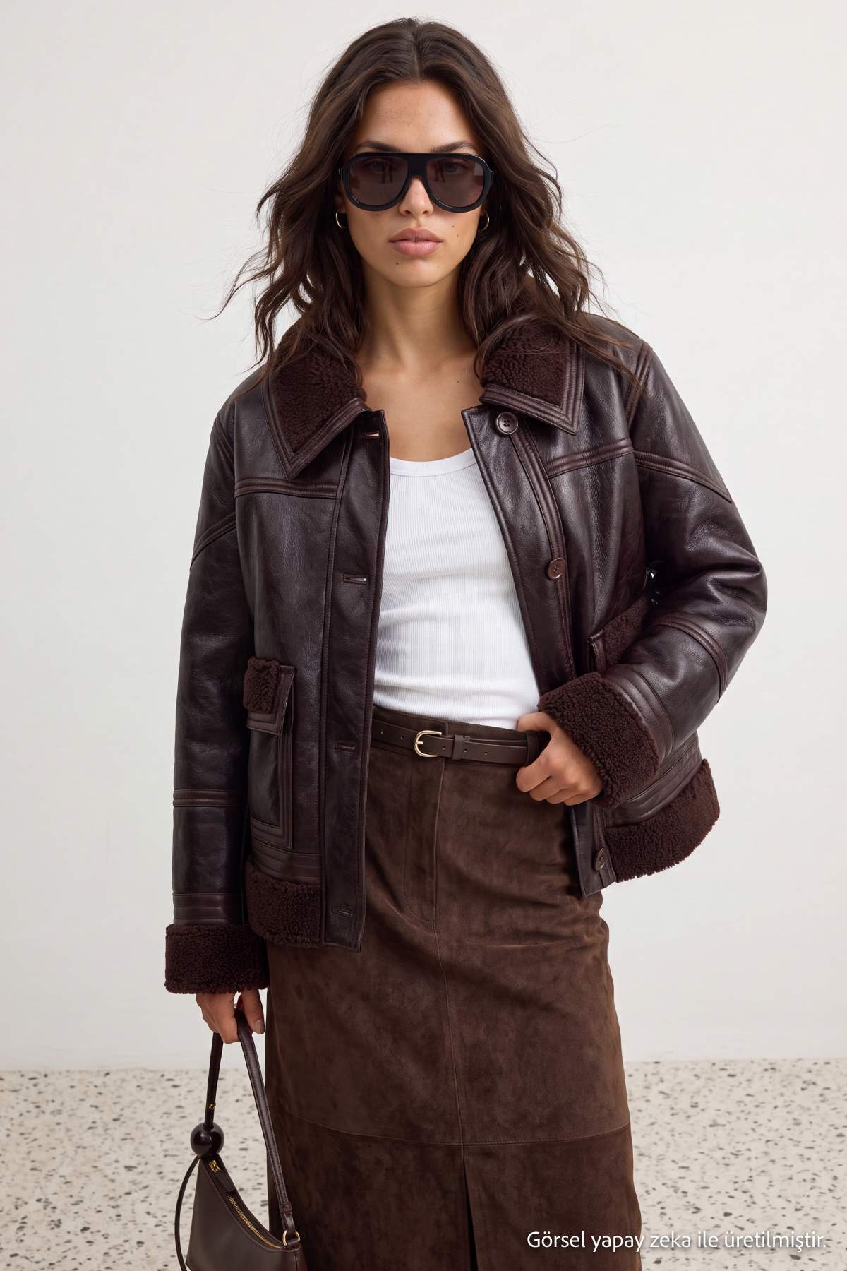 trendyolmilla-womens-brown-plain-long-regular