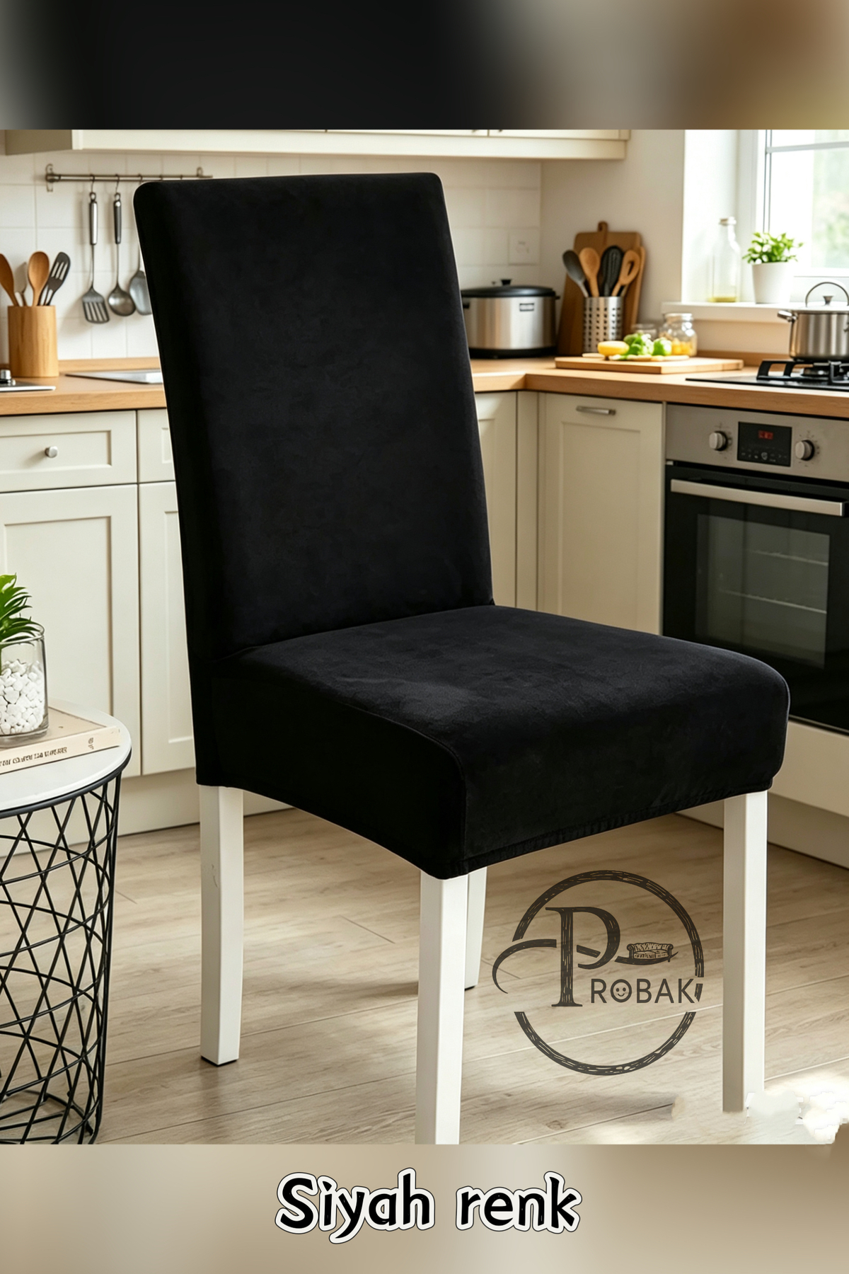 PROBAHOME Velvet Chair Cover Chair Cover Kitchen Chair CoverK 6pcs
