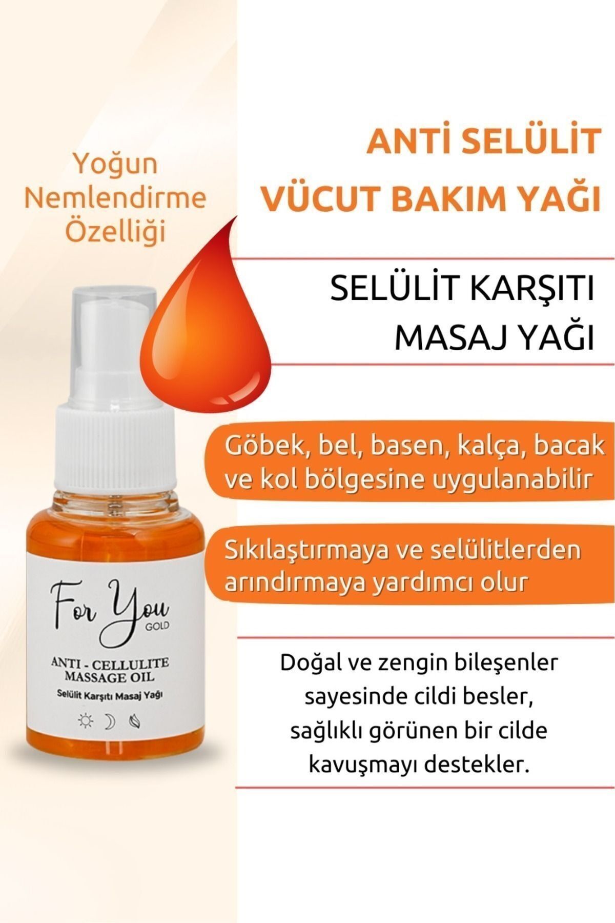 Anti Selülit Vücut Bakım Yağı – Selülit Karşıtı Masaj Yağı (antiselülit) — selyağ1 — تصویر 7 از 7