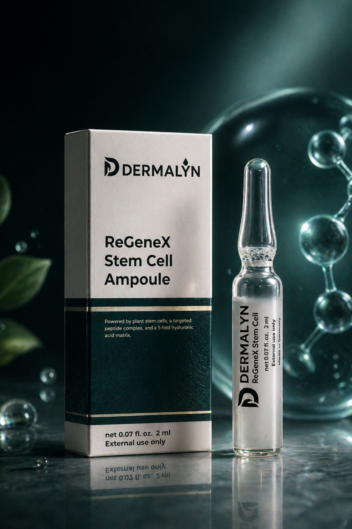 1 Adet Bitkisel Kök Hücre Cilt Yenileyici Mimik Kırışıklık Yaşlanma Karşıtı Ampul Serum Dermaroller — REGENEX-1 — تصویر 3 از 7