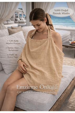 Pico Baby %100 Pamuk 2 Katlı Müslin Kumaş / Balenli Emzirme Örtüsü / Oeko-tex...