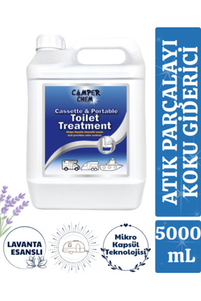 CAMPER CHEM Karavan Tekne Tuvalet Kimyasalı Atık Parçalayıcı Koku giderci Lav...