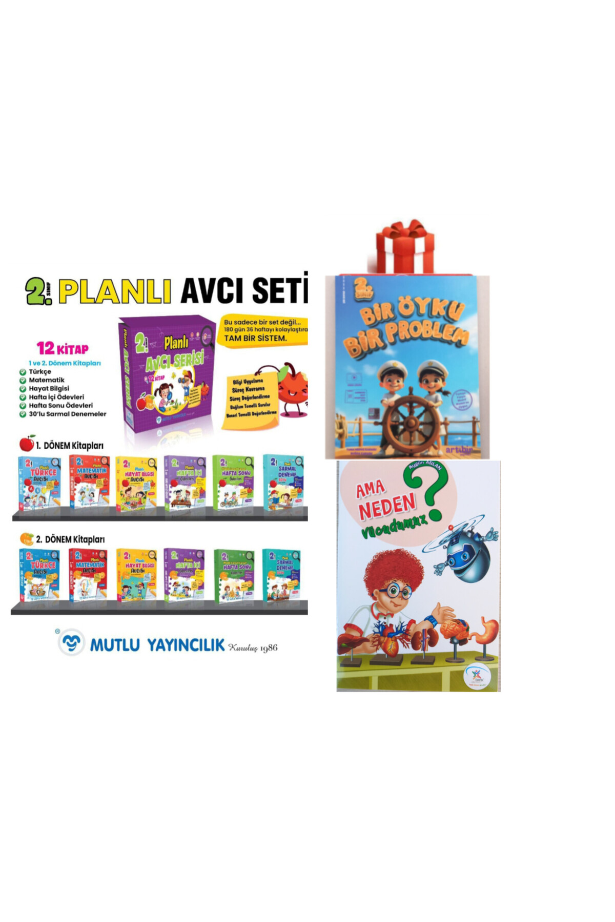 Mutlu Yayıncılık Planlı Avcı Serisi 2.Sınıf (Set) Yeni Baskı