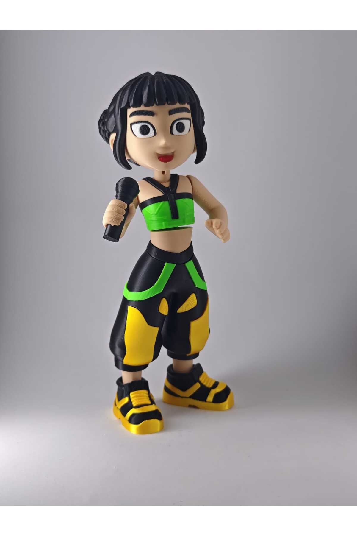 K-POP JUNHOドール30㌢ Genel Markalar K-Pop Demon Hunters Zoey Figür Oyuncak 25cm