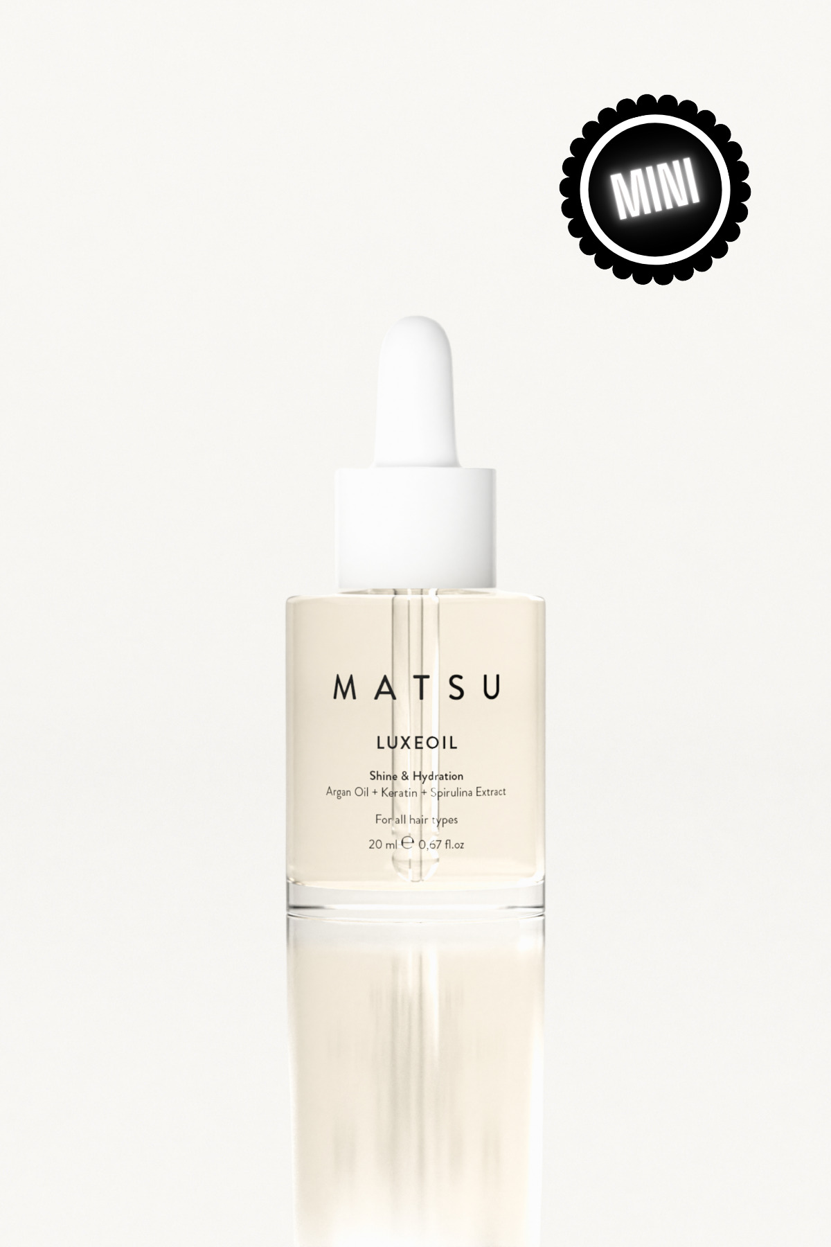 MATSU Luxeoil Argan & Havyar Özlü Besleyici Saç Bakım Yağı | Parlaklık ve Nem 20 ml Seyahat Boy - Fiyatı, Yorumları