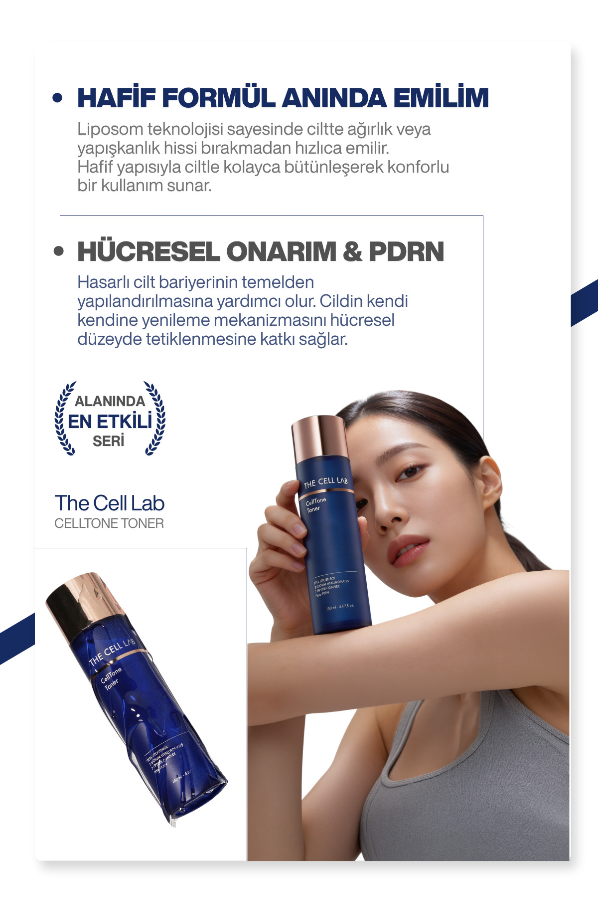 Liposomal Teknolojili | PDRN | Bariyer Onarıcı & Nemlendirici Yüz Toniği 150ml — 8809896480352 — تصویر 3 از 6
