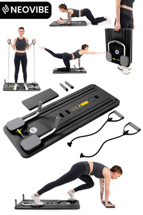 NEOVİBE R4 Elite Pilates Board Çok Fonksiyonlu Egzersiz Aleti Pilates Reforme...