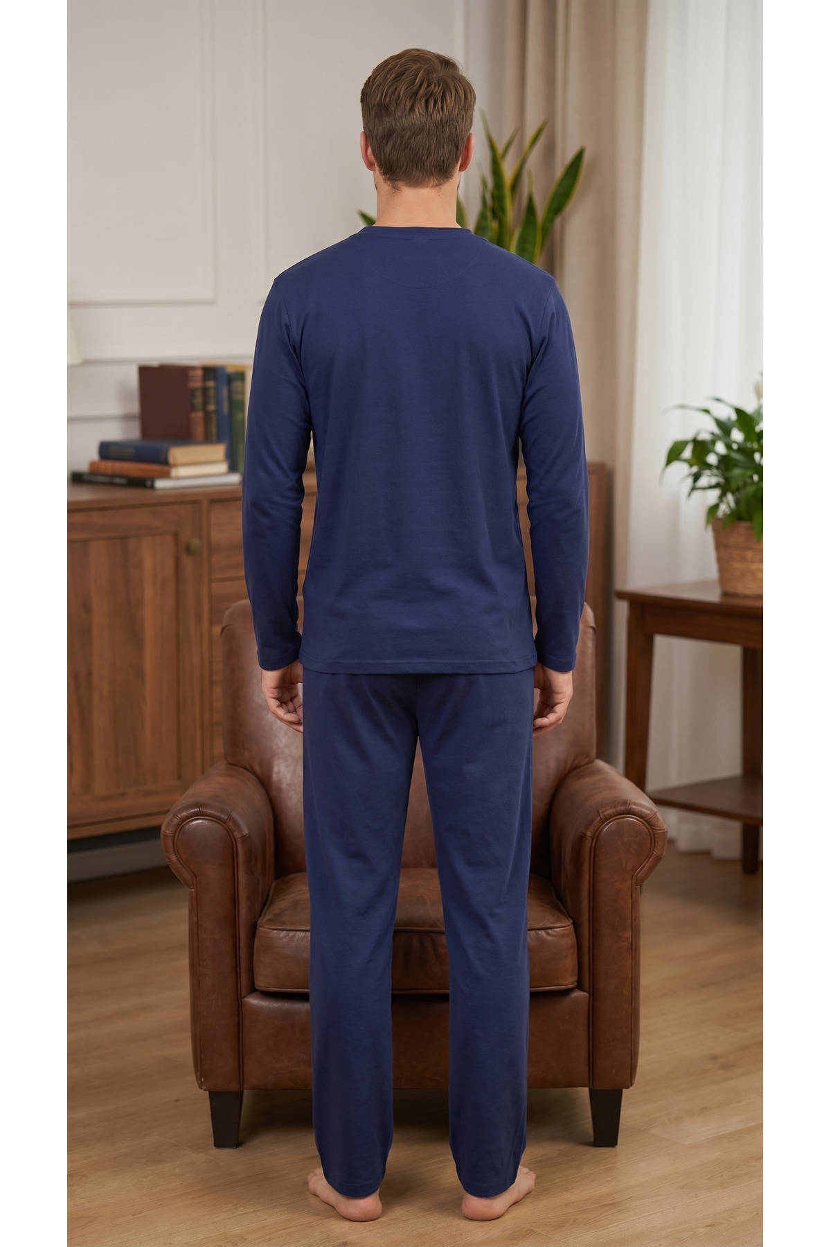 Rimoli %100 Pamuklu Süprem Erkek Pijama Takımı 1065 görsel 4
