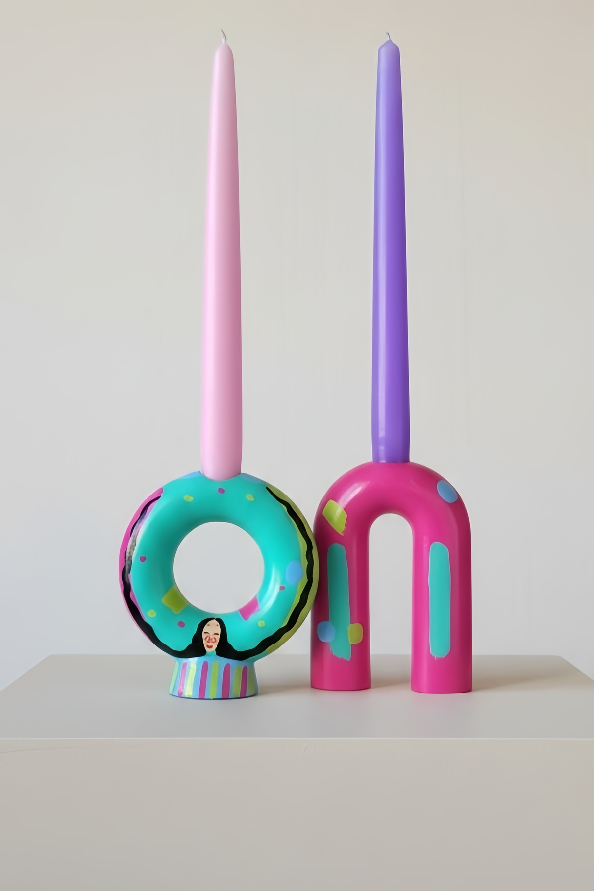 Decorative Candle Holder & Candlestick | The Arienel Girls | Handmade | Multicolor | Unique | Artistic
