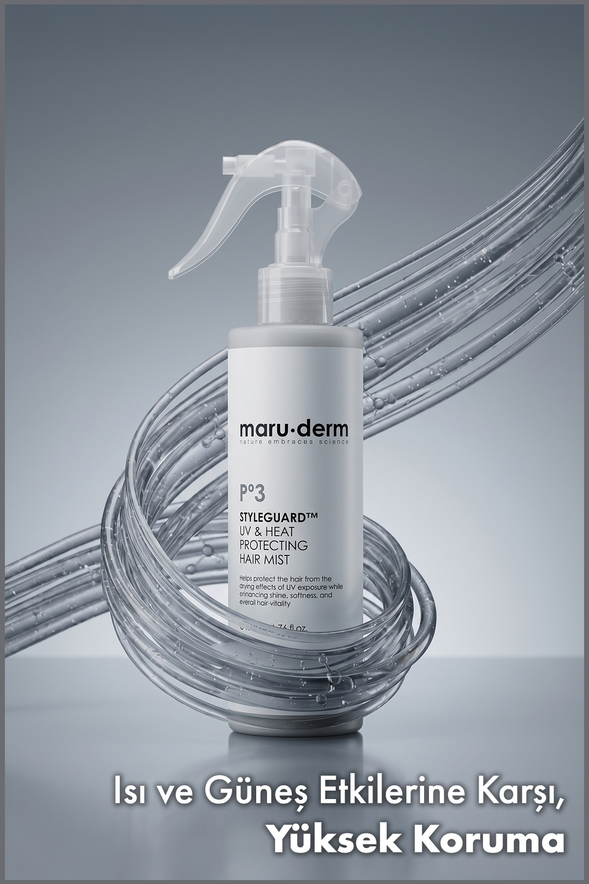 StyleGuard™ UV & Isı Koruyucu Saç Spreyi – Güneş ve Isı Koruyucu Hair Mist 200 ML — 8682397033551 — تصویر 4 از 6