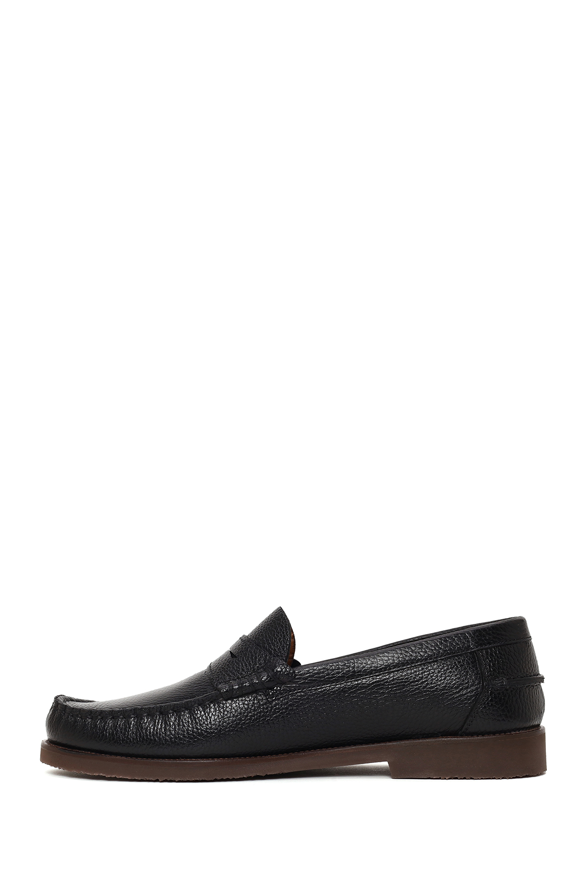 Derimod Erkek Siyah Deri Casual Loafer 26SFD6033FT görsel 3
